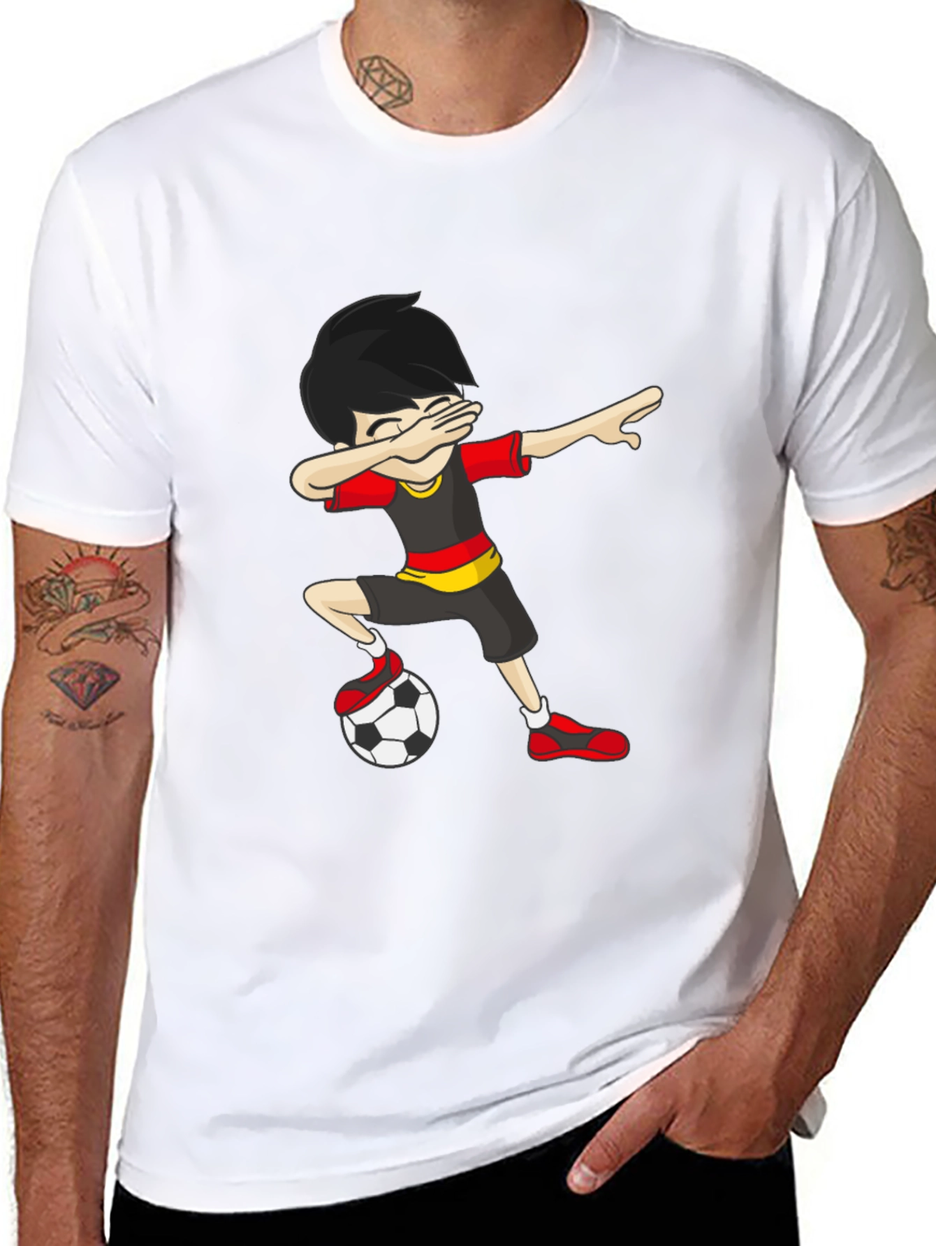 Dabbing Soccer Player T-Shirt