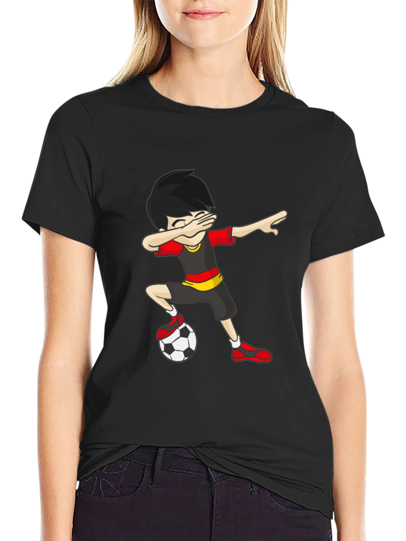 Dabbing Soccer Player T-Shirt