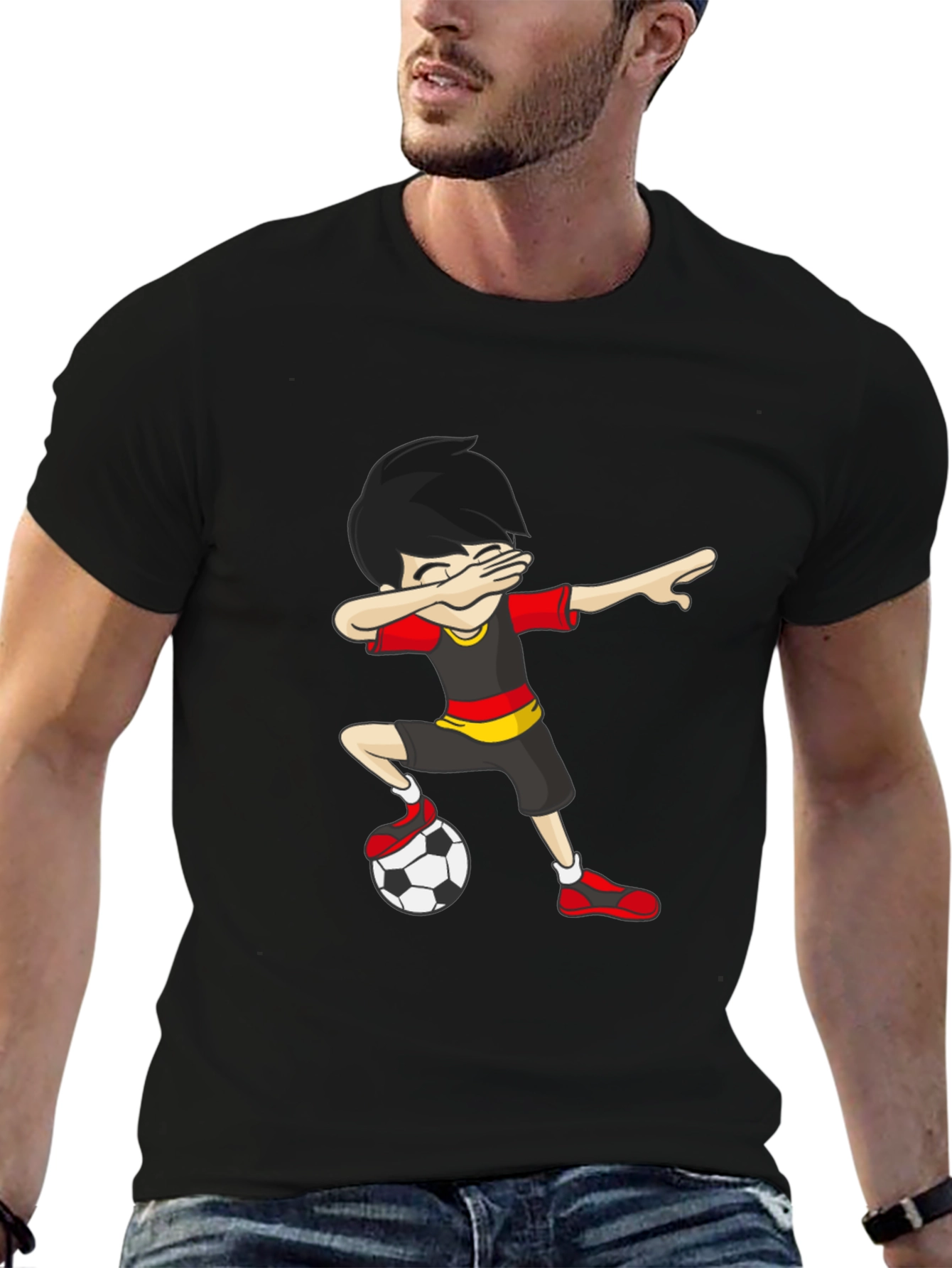 Dabbing Soccer Player T-Shirt