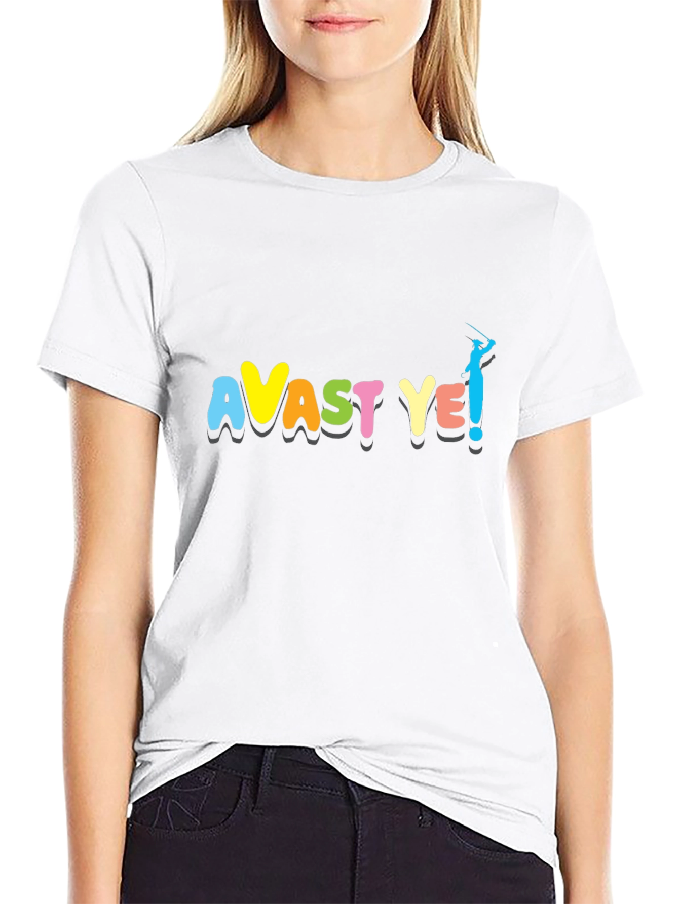 Avast Ye! Black T-Shirt