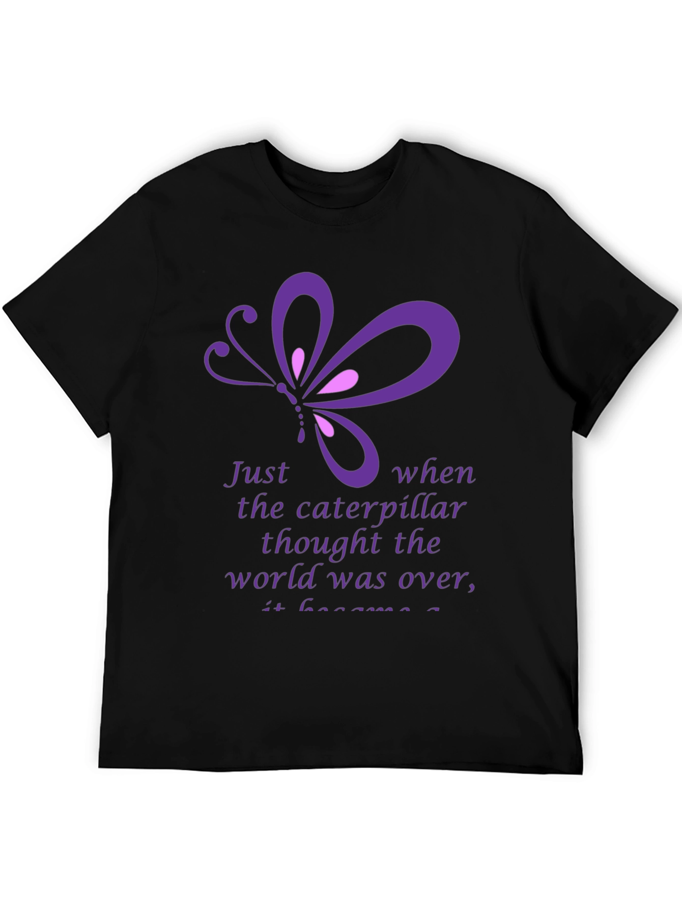 Butterfly & Caterpillar Inspirational T-Shirt