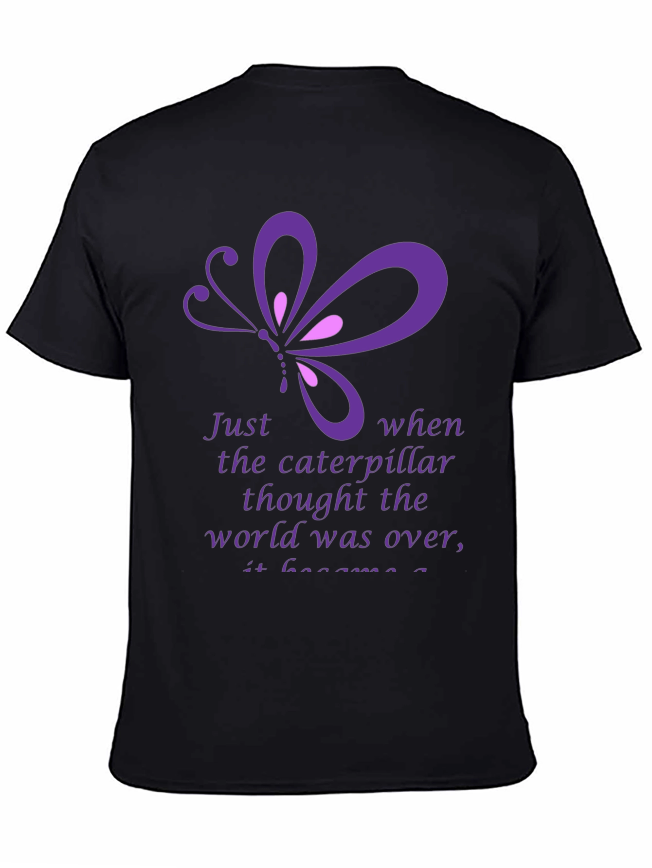 Butterfly & Caterpillar Inspirational T-Shirt