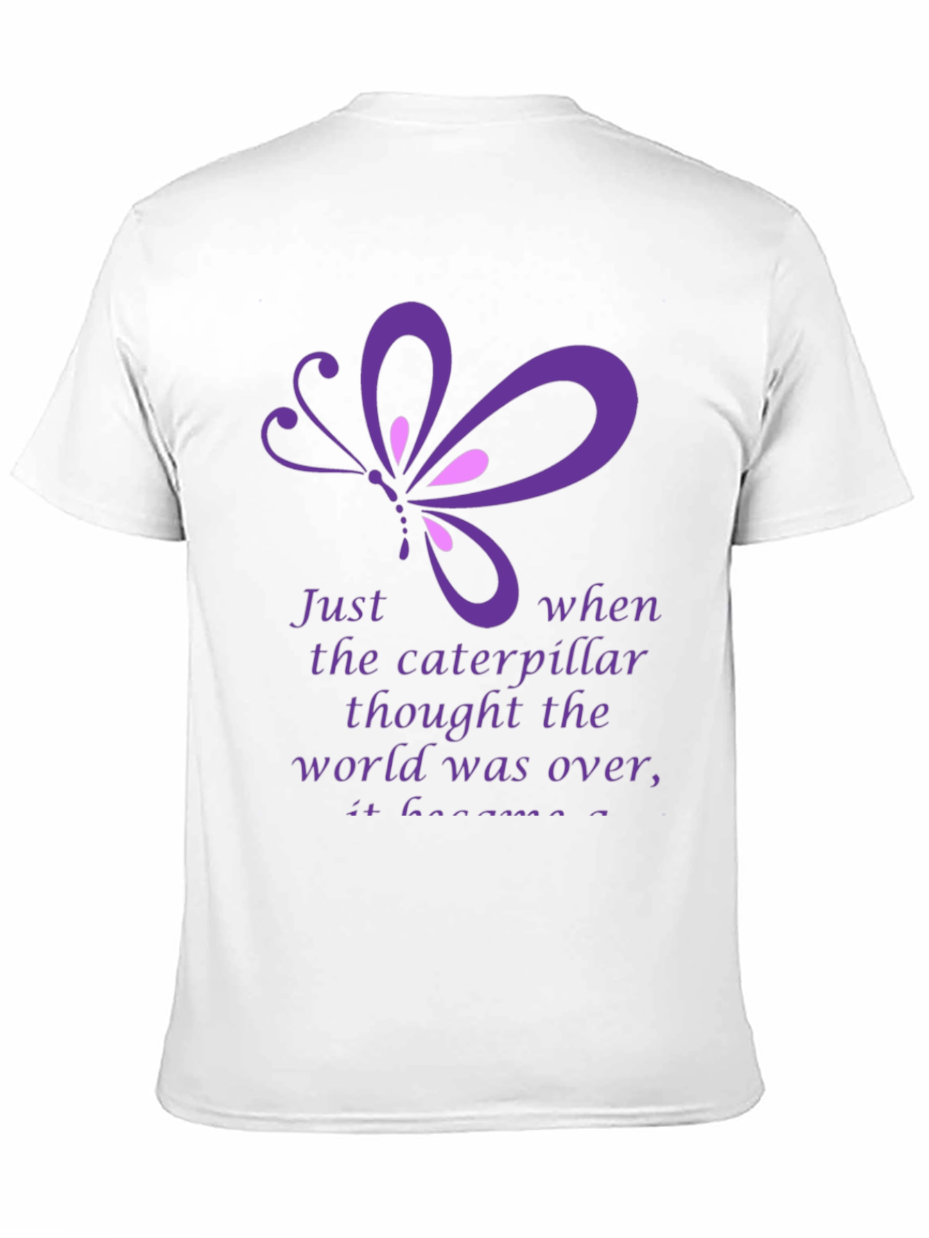 Butterfly & Caterpillar Inspirational T-Shirt