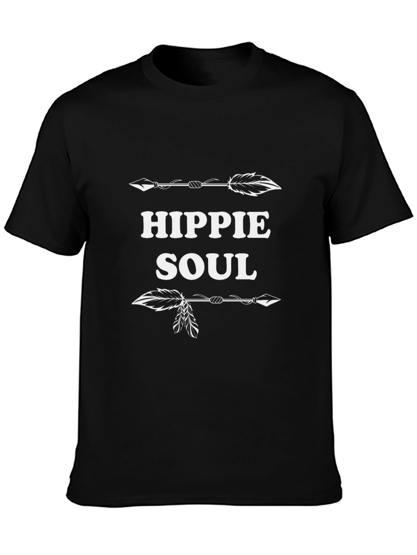 Hippie Soul Graphic Tee - Black