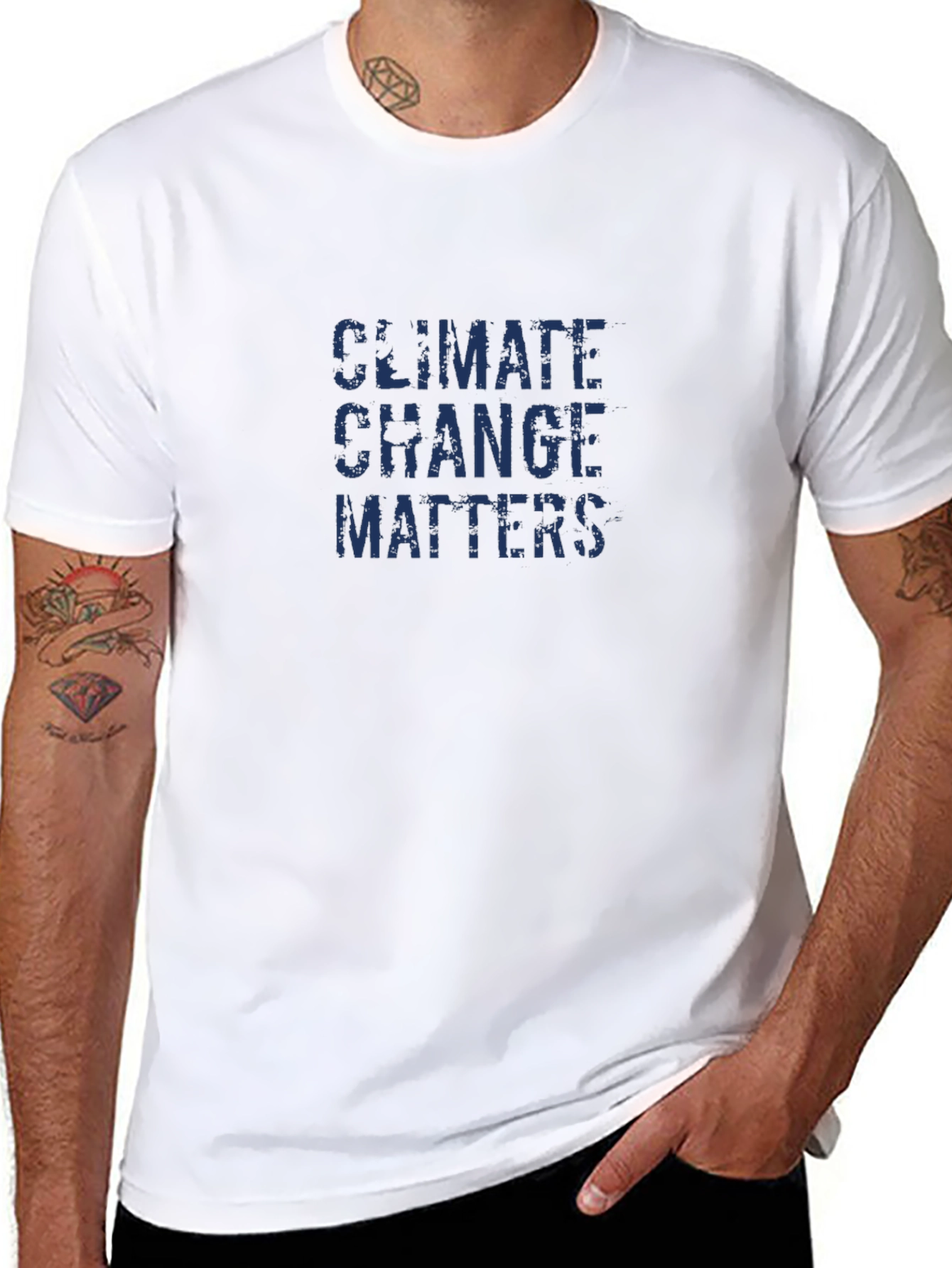 Climate Change Matters Black T-Shirt