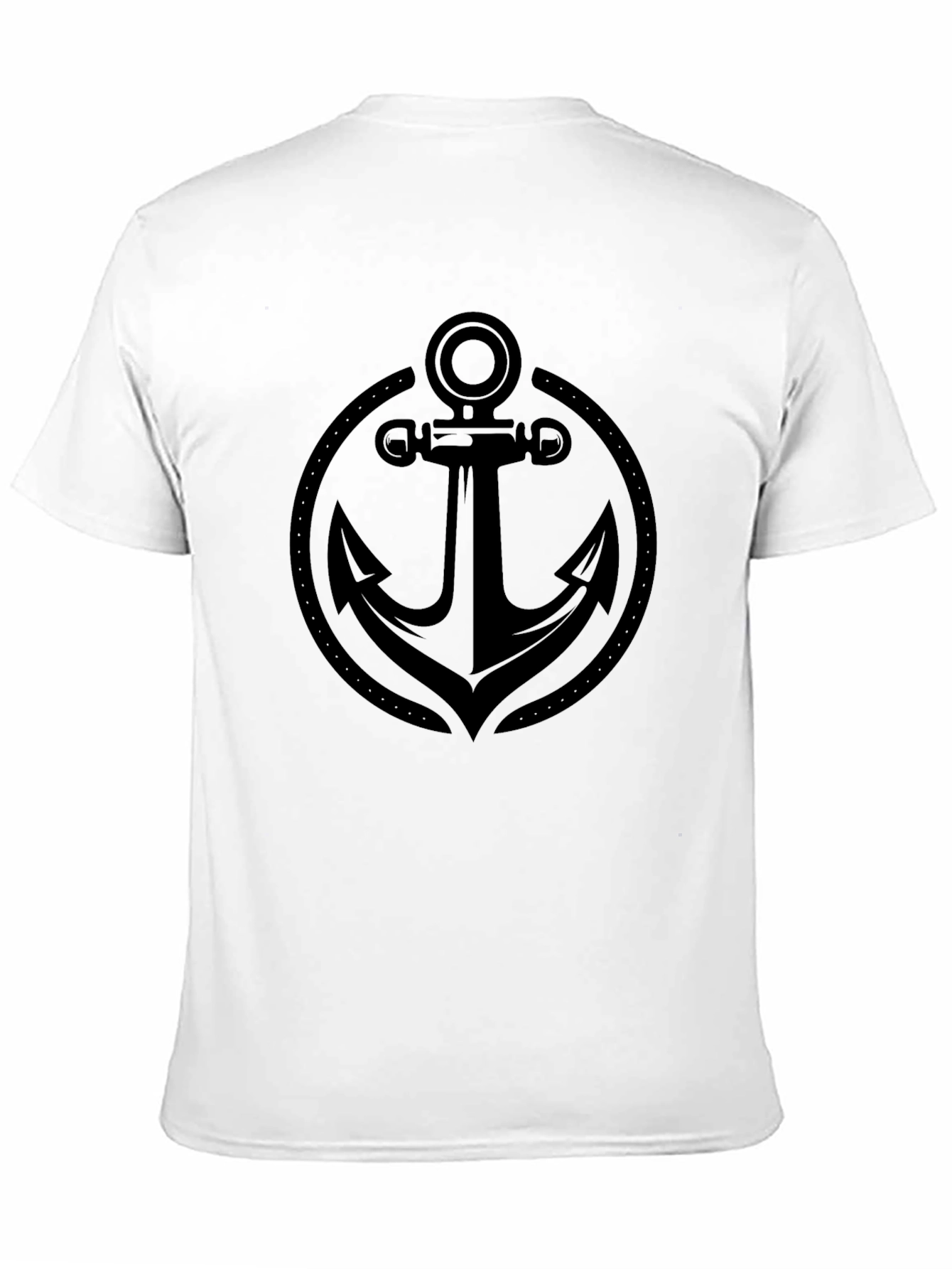 Anchor Graphic Mens T-Shirt - Black
