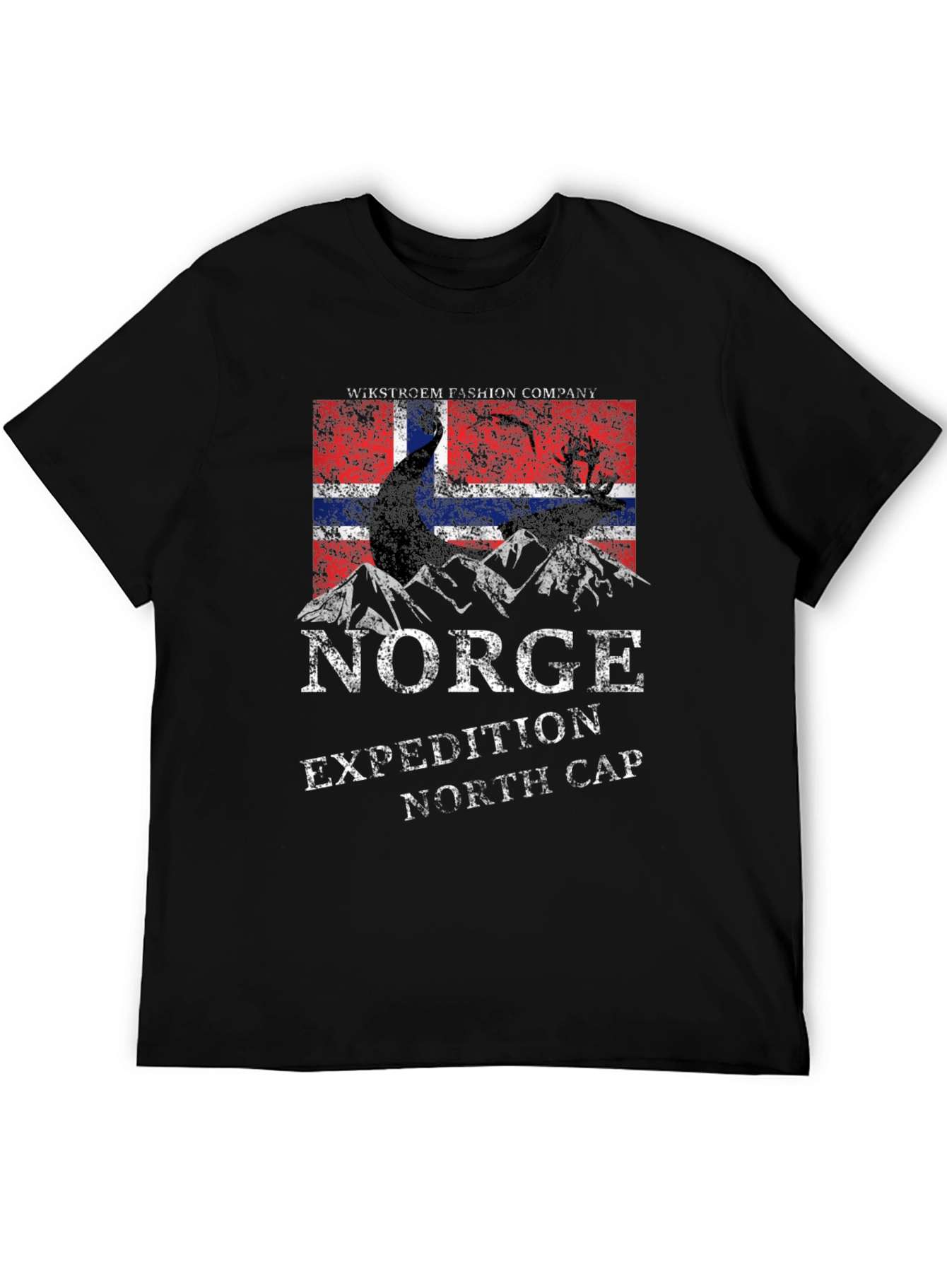 Norge Expedition North Cap Black T-Shirt