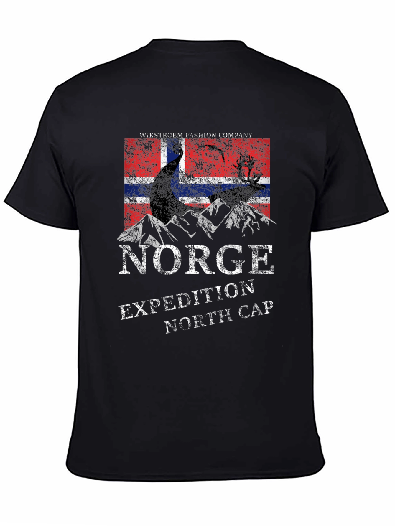 Norge Expedition North Cap Black T-Shirt