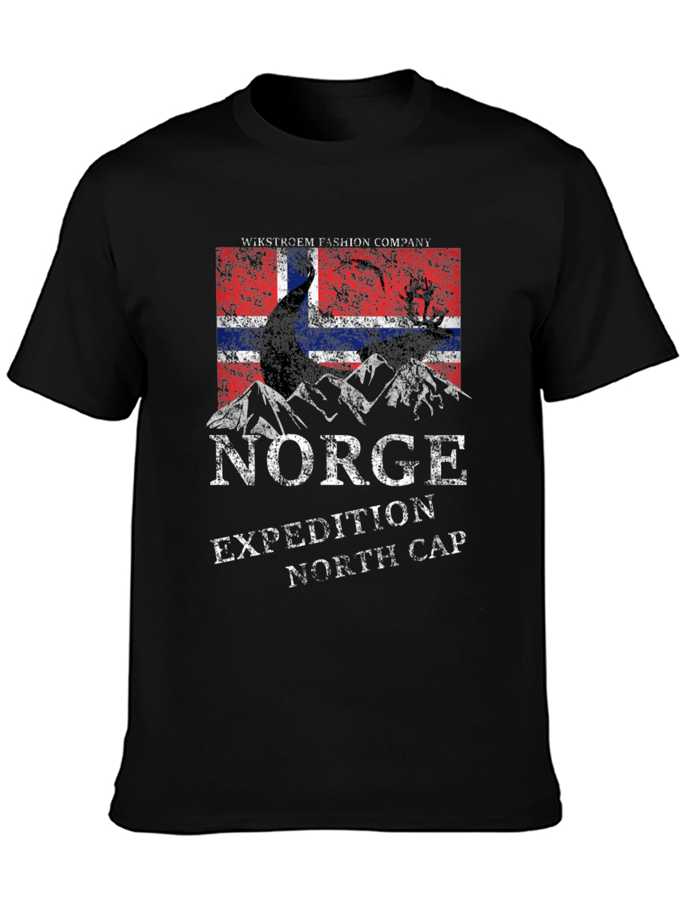Norge Expedition North Cap Black T-Shirt