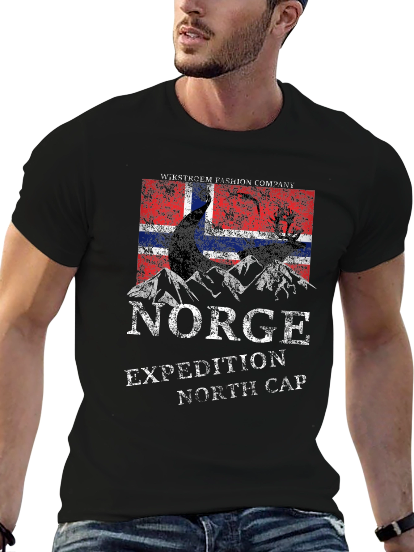 Norge Expedition North Cap Black T-Shirt