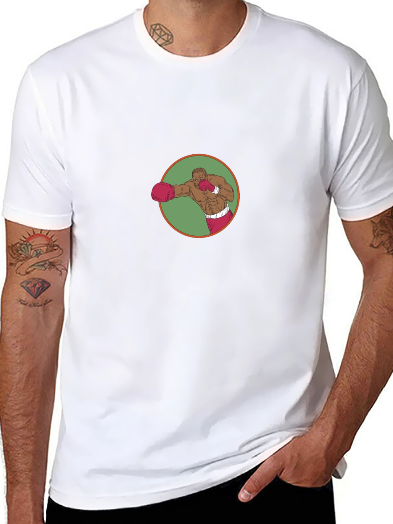 Black Boxing Champ Graphic Tee
