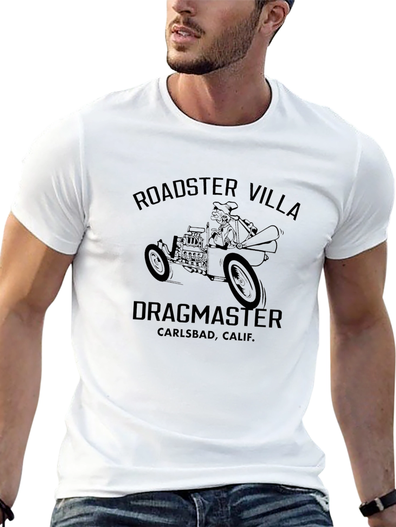 Roadster Villa Dragmaster Black T-Shirt