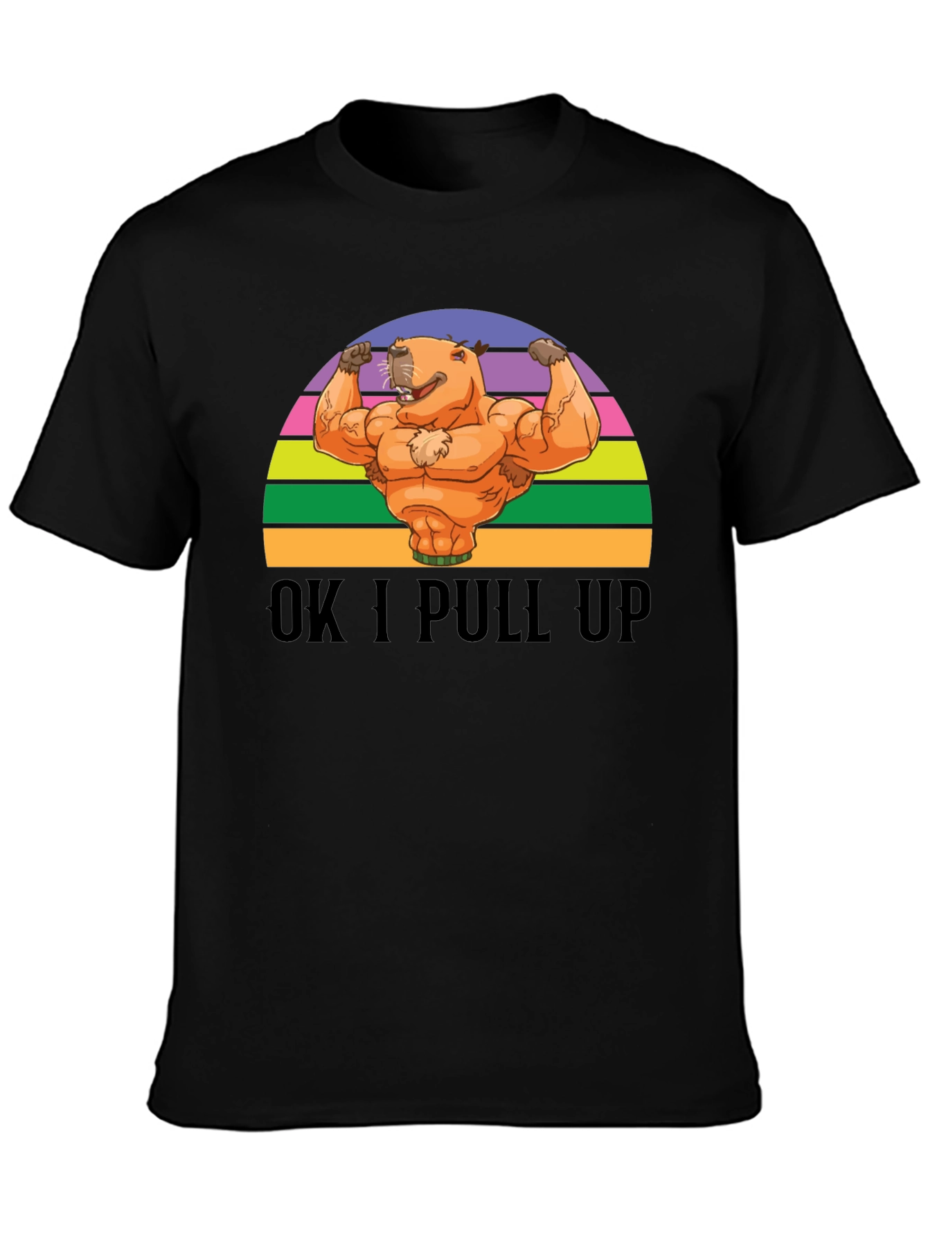 OK I Pull Up Capybara T-Shirt