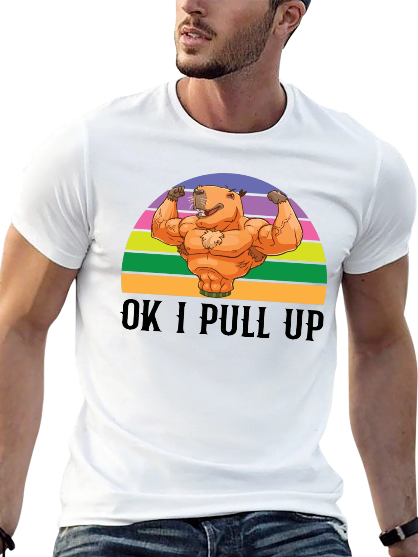 OK I Pull Up Capybara T-Shirt