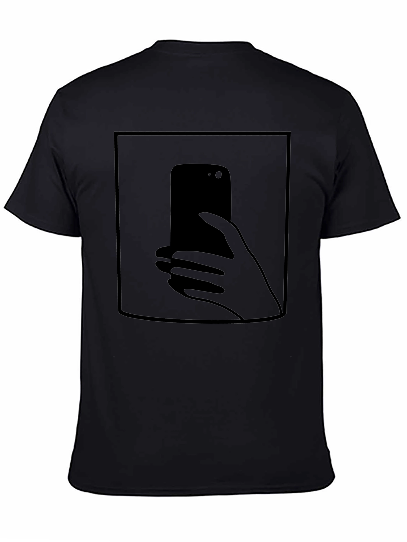 Selfie Time Black T-Shirt