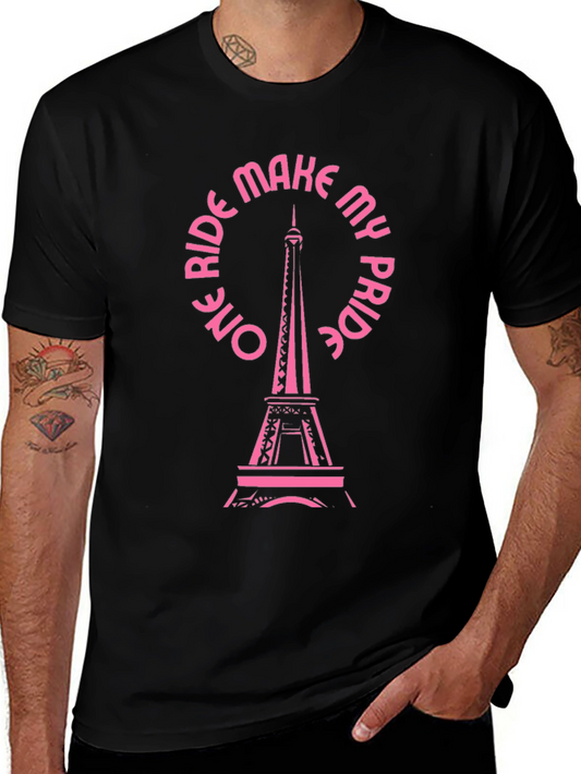 Paris Pride Black Graphic Tee
