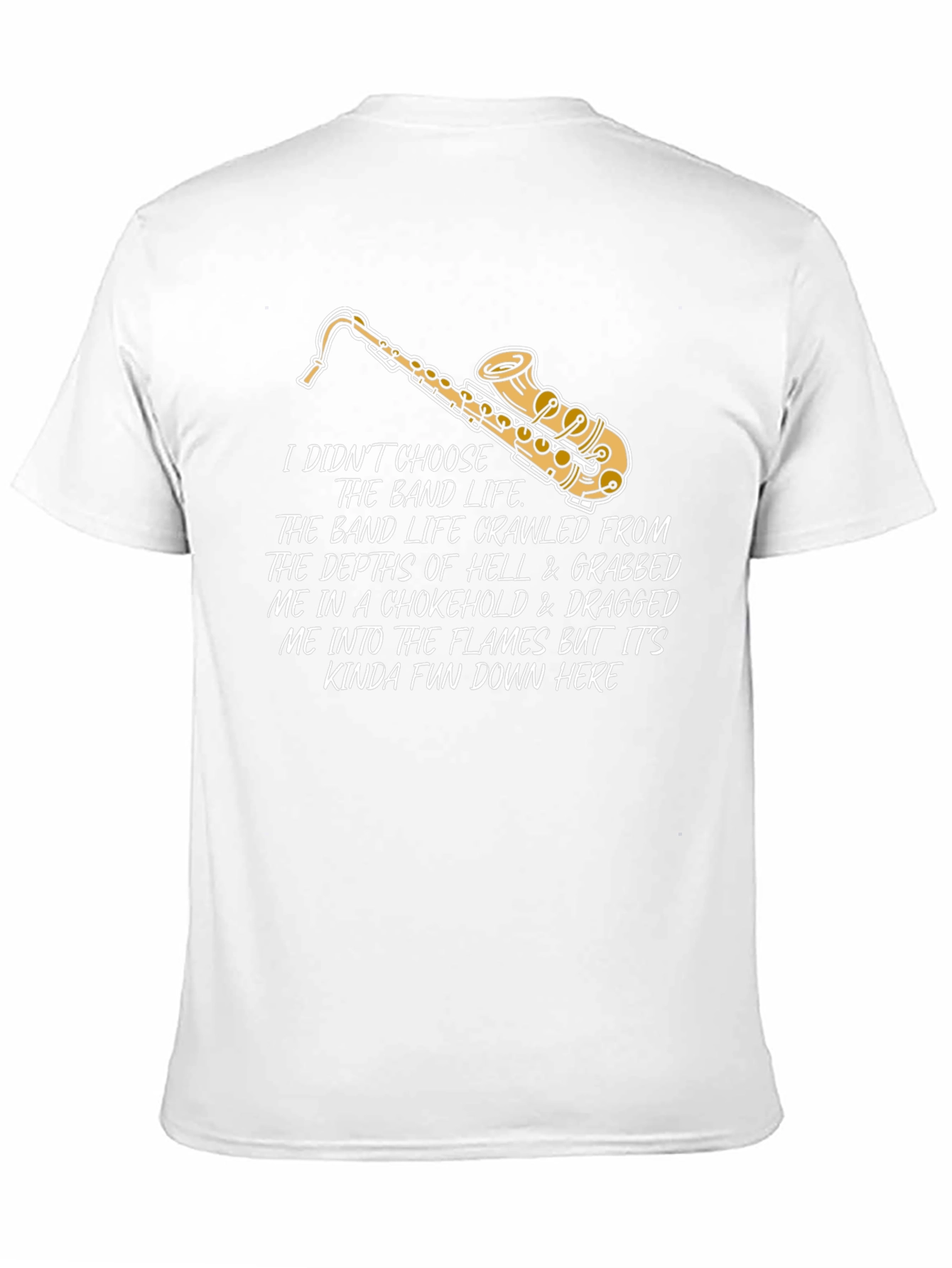 Band Life Saxophone Graphic T-Shirt