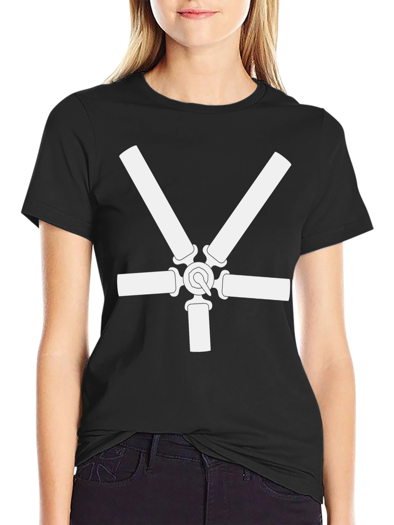 Fan Blade Graphic Tee - Cool Casual Style