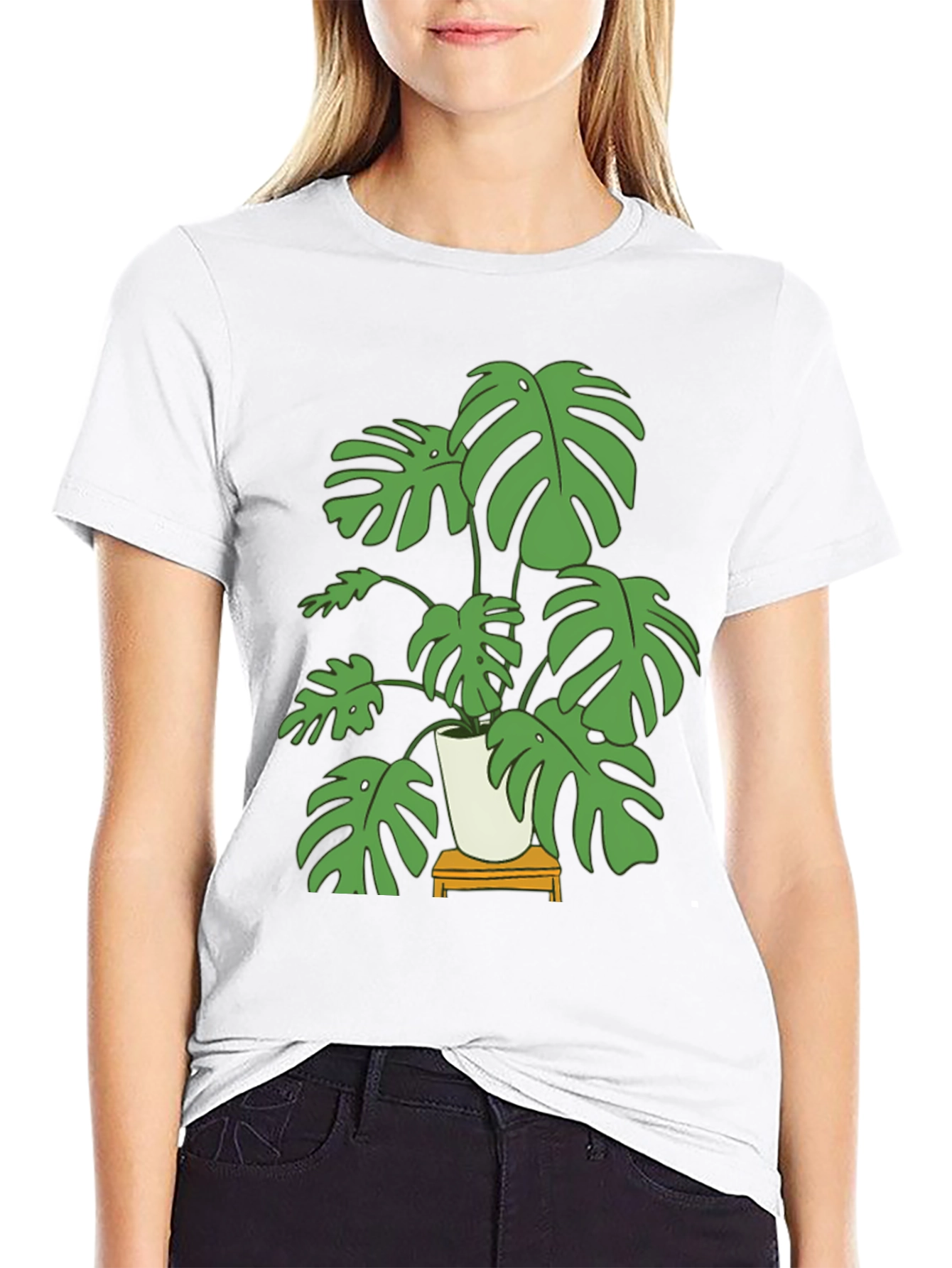 Monstera Plant Graphic Tee - Stylish Unisex Design