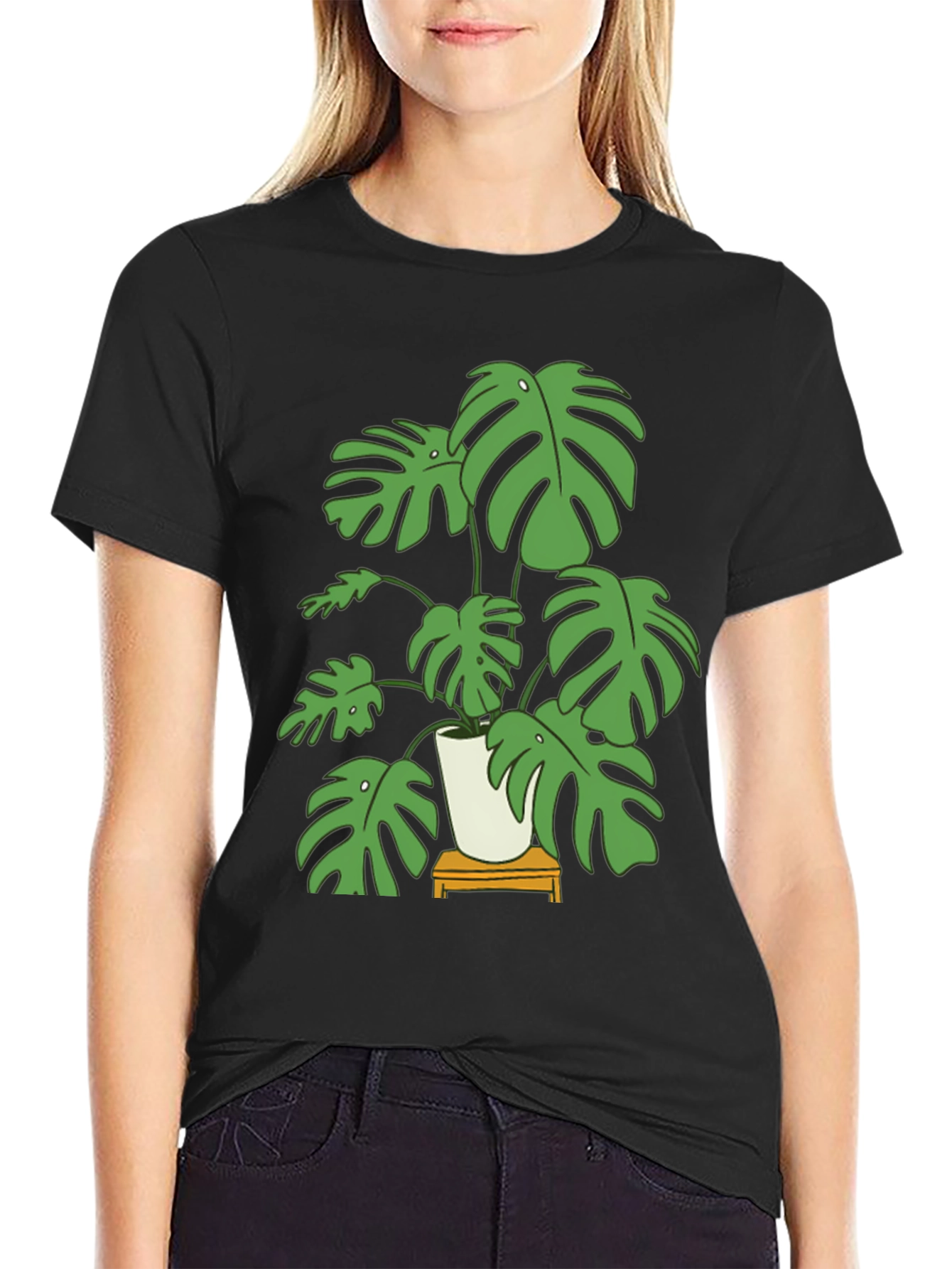Monstera Plant Graphic Tee - Stylish Unisex Design