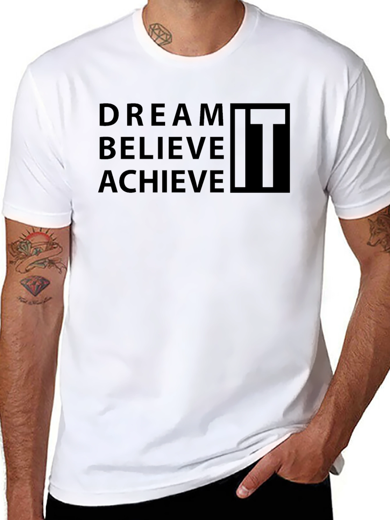 Dream Believe Achieve Motivational T-Shirt
