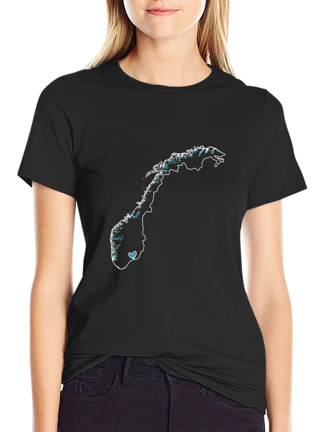 Norway Outline T-Shirt