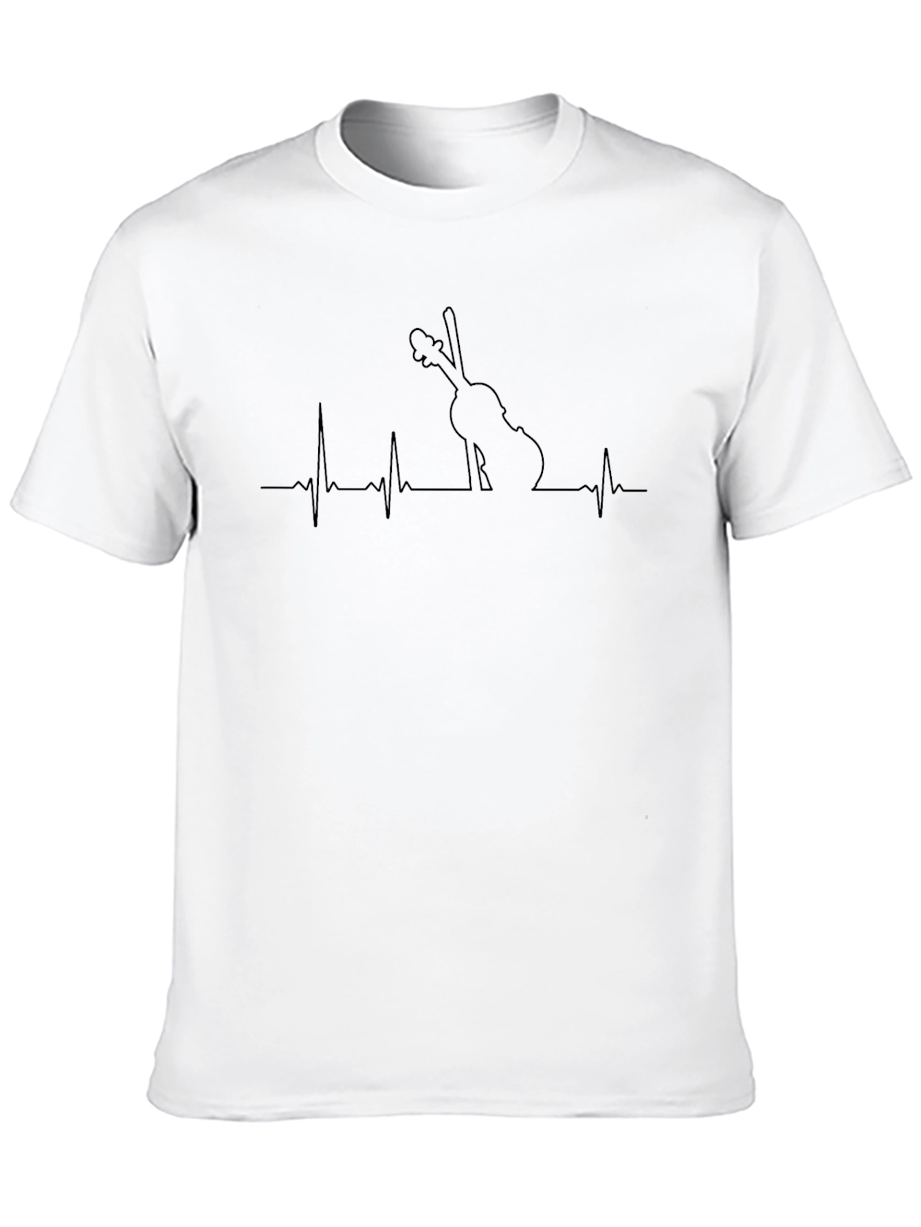 Musicians Heartbeat T-Shirt - Black