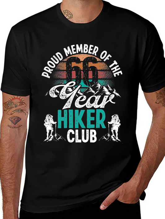 Proud Member 66 Year Hiker Club T-Shirt