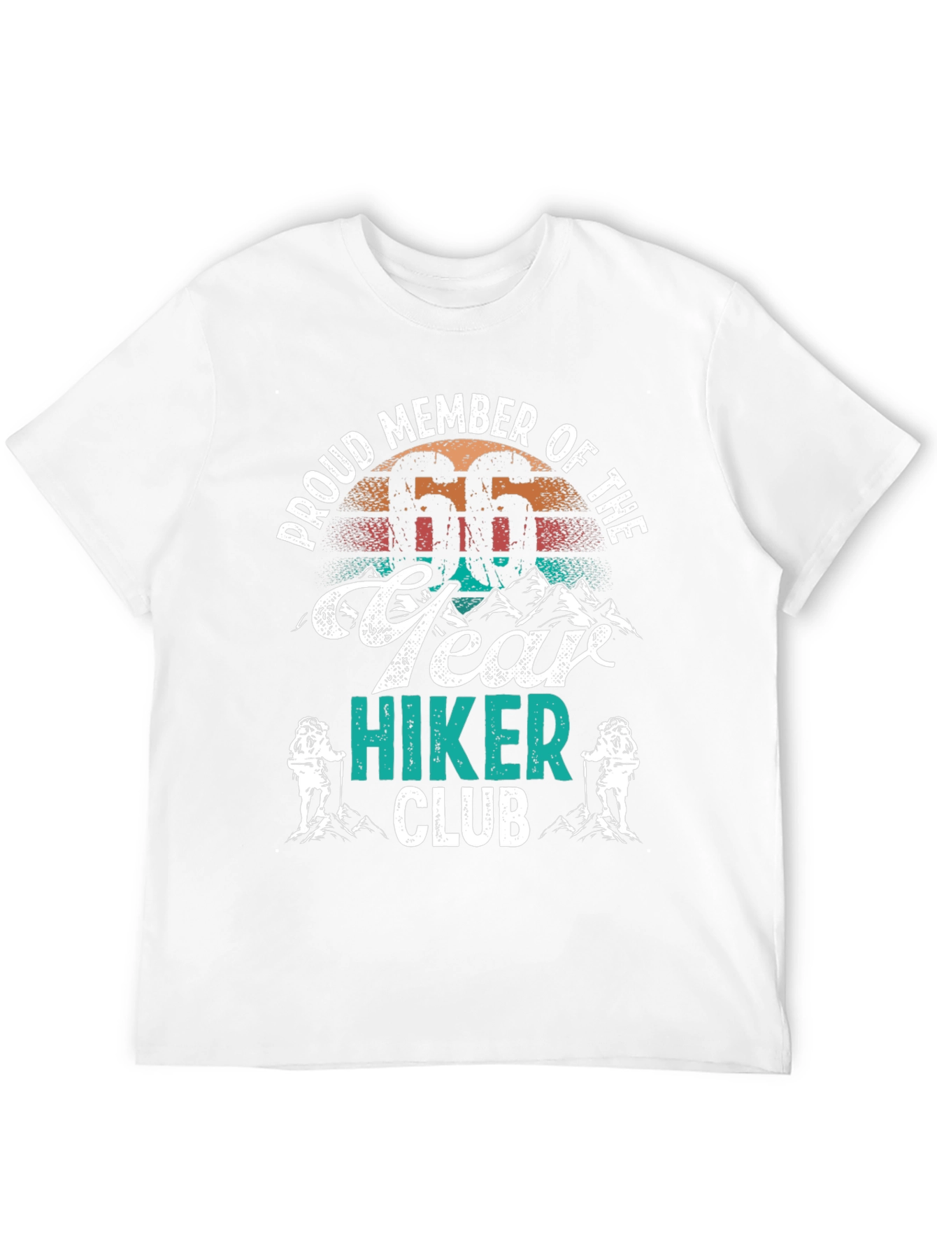 Proud Member 66 Year Hiker Club T-Shirt