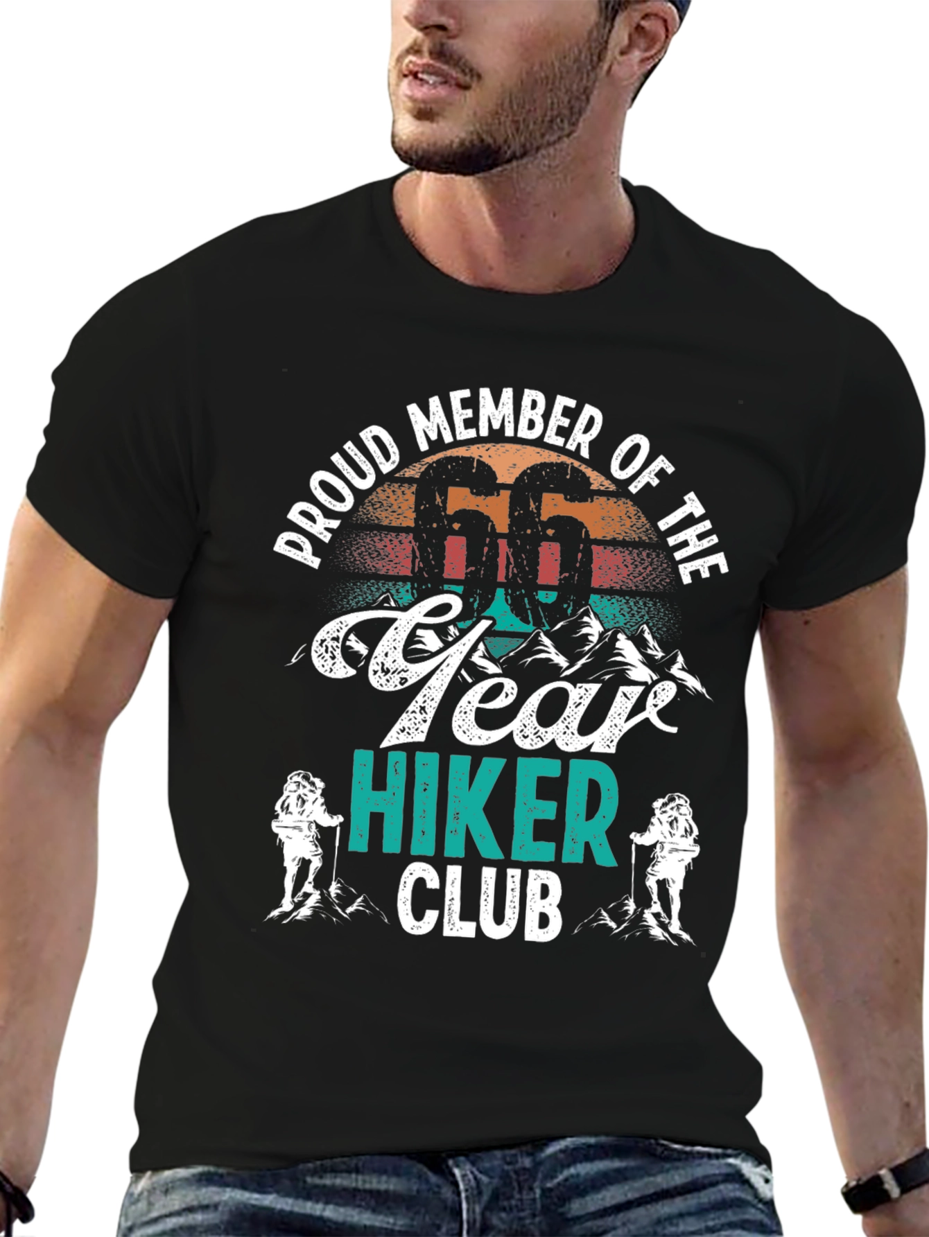 Proud Member 66 Year Hiker Club T-Shirt