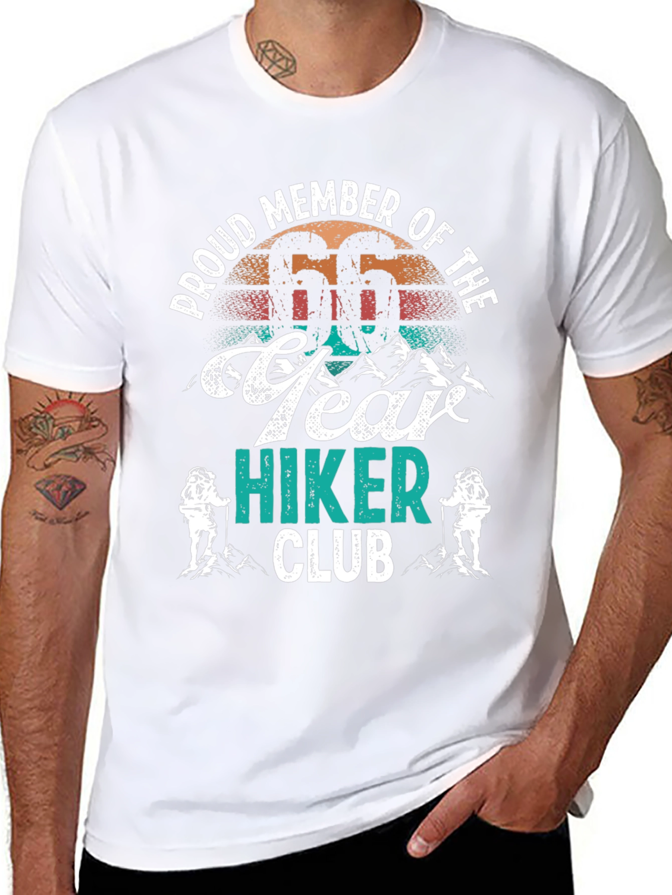 Proud Member 66 Year Hiker Club T-Shirt