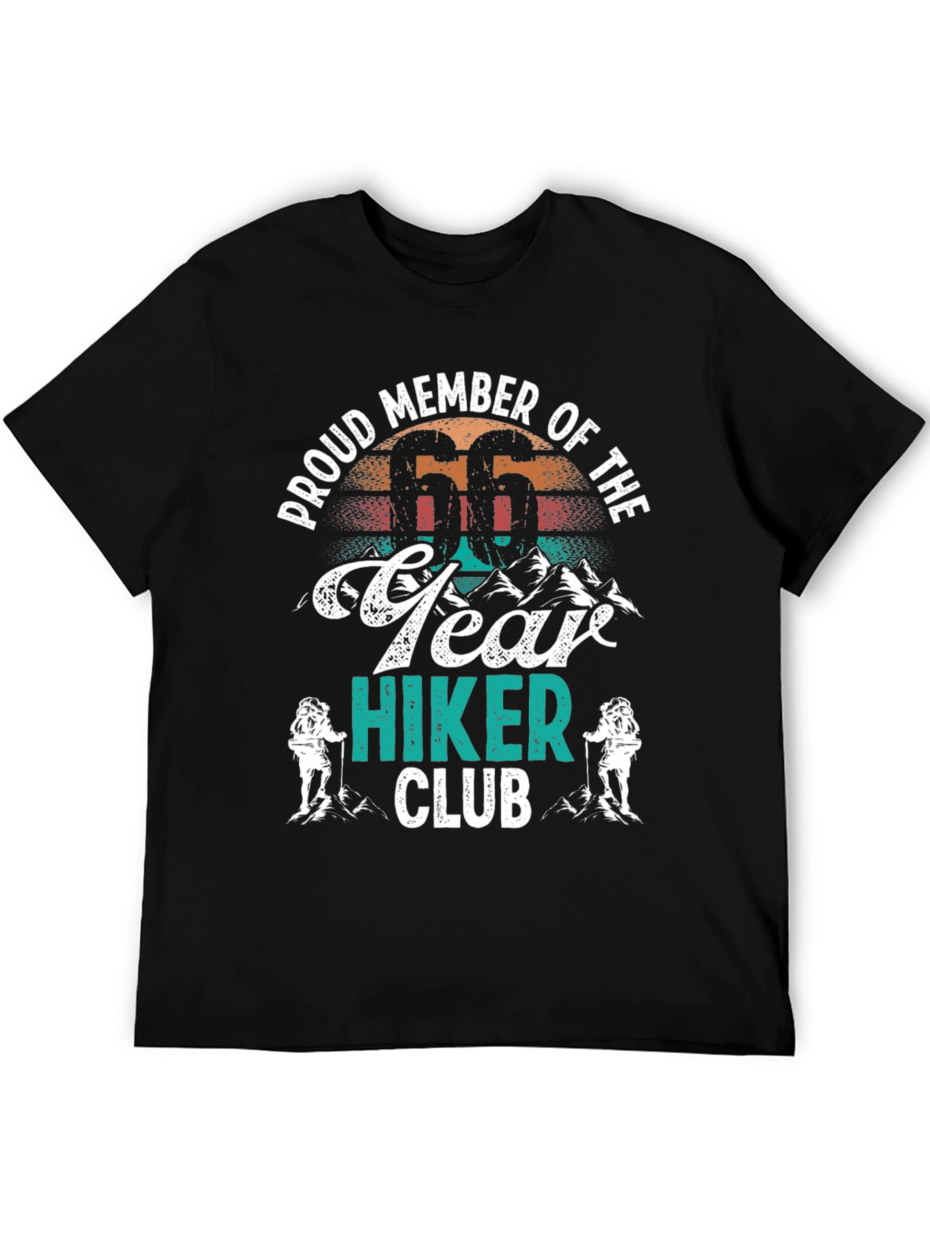 Proud Member 66 Year Hiker Club T-Shirt