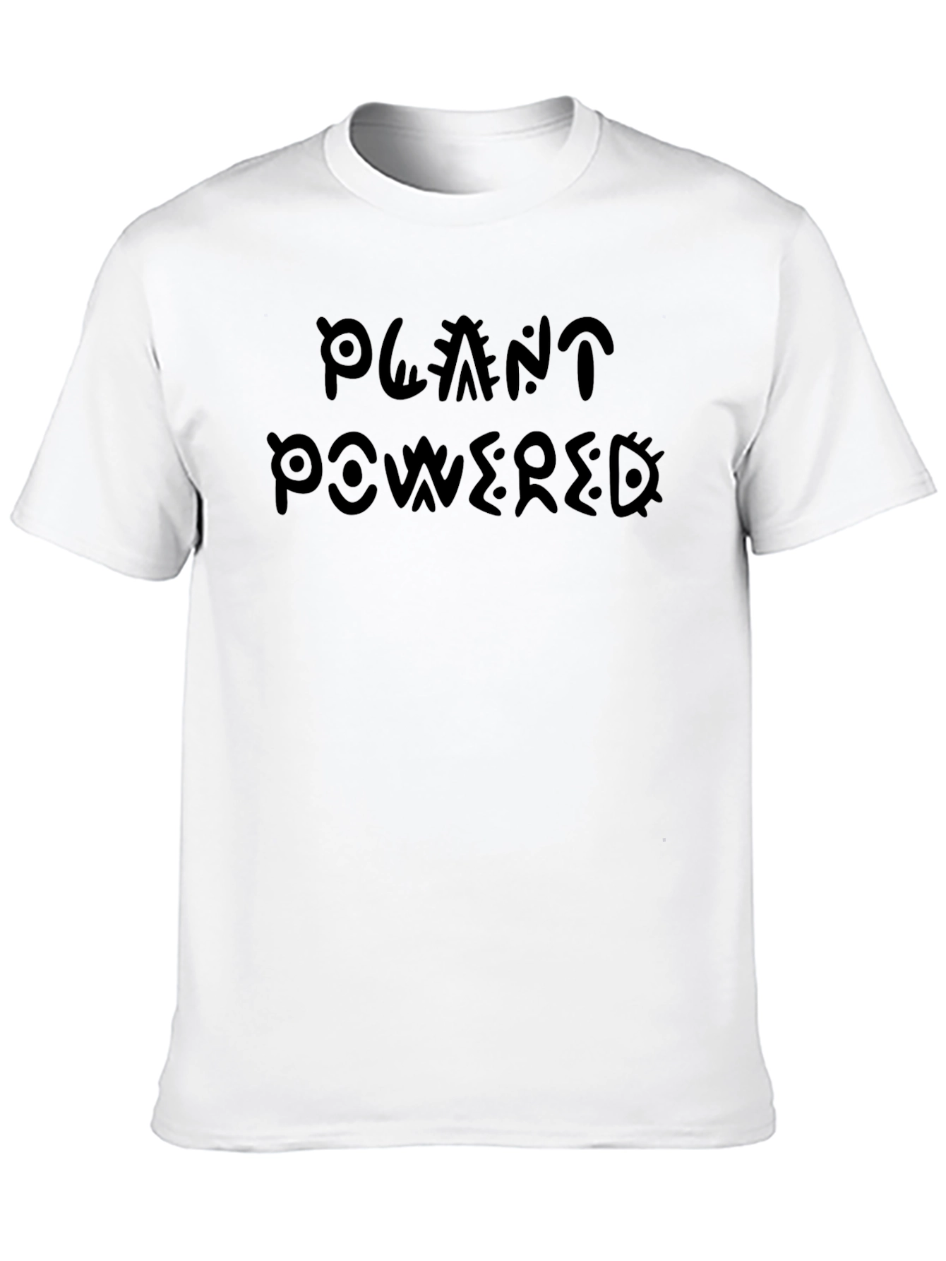 Plant Powered Graphic Tee - Black Unisex Shirt