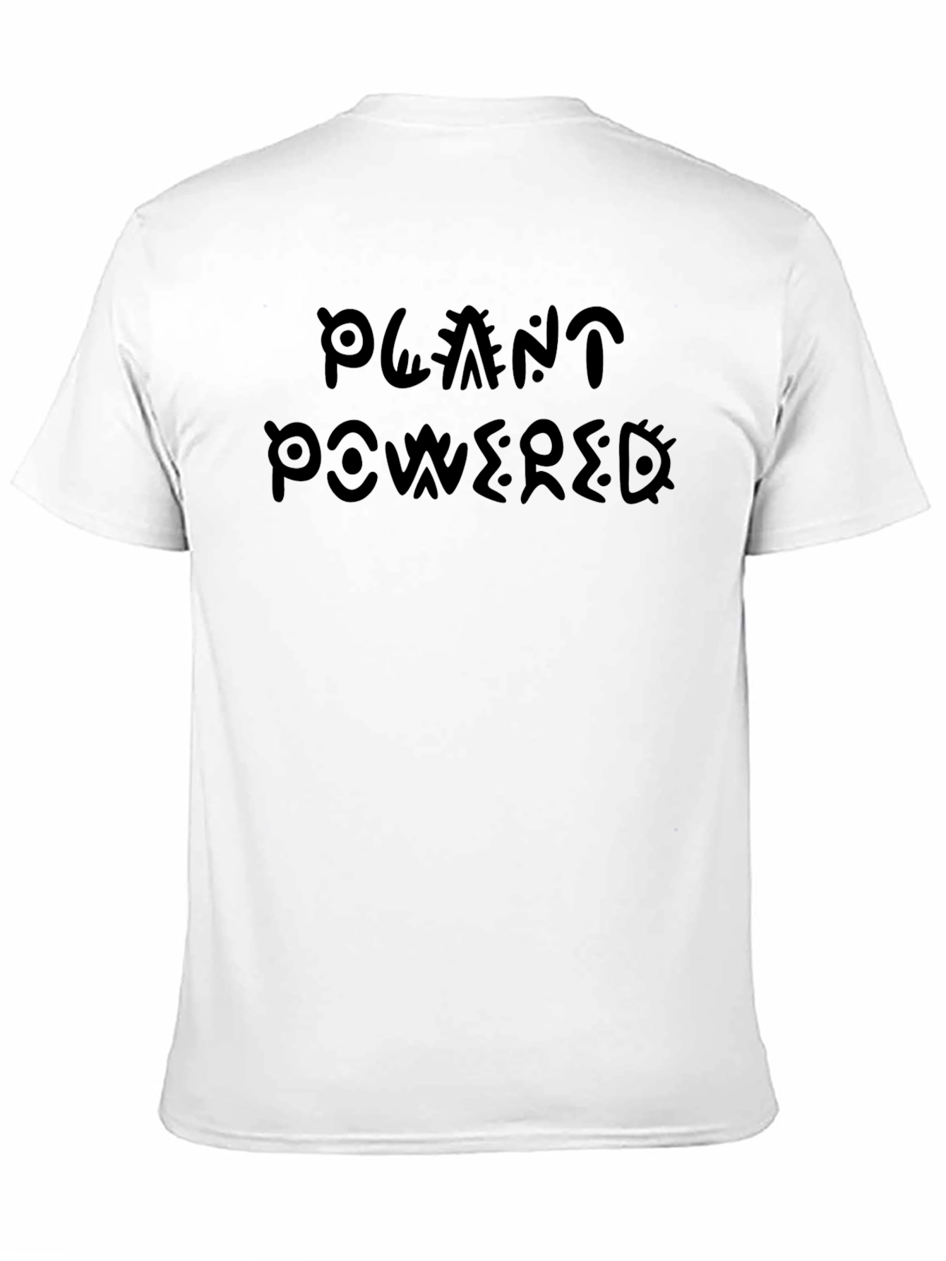 Plant Powered Graphic Tee - Black Unisex Shirt