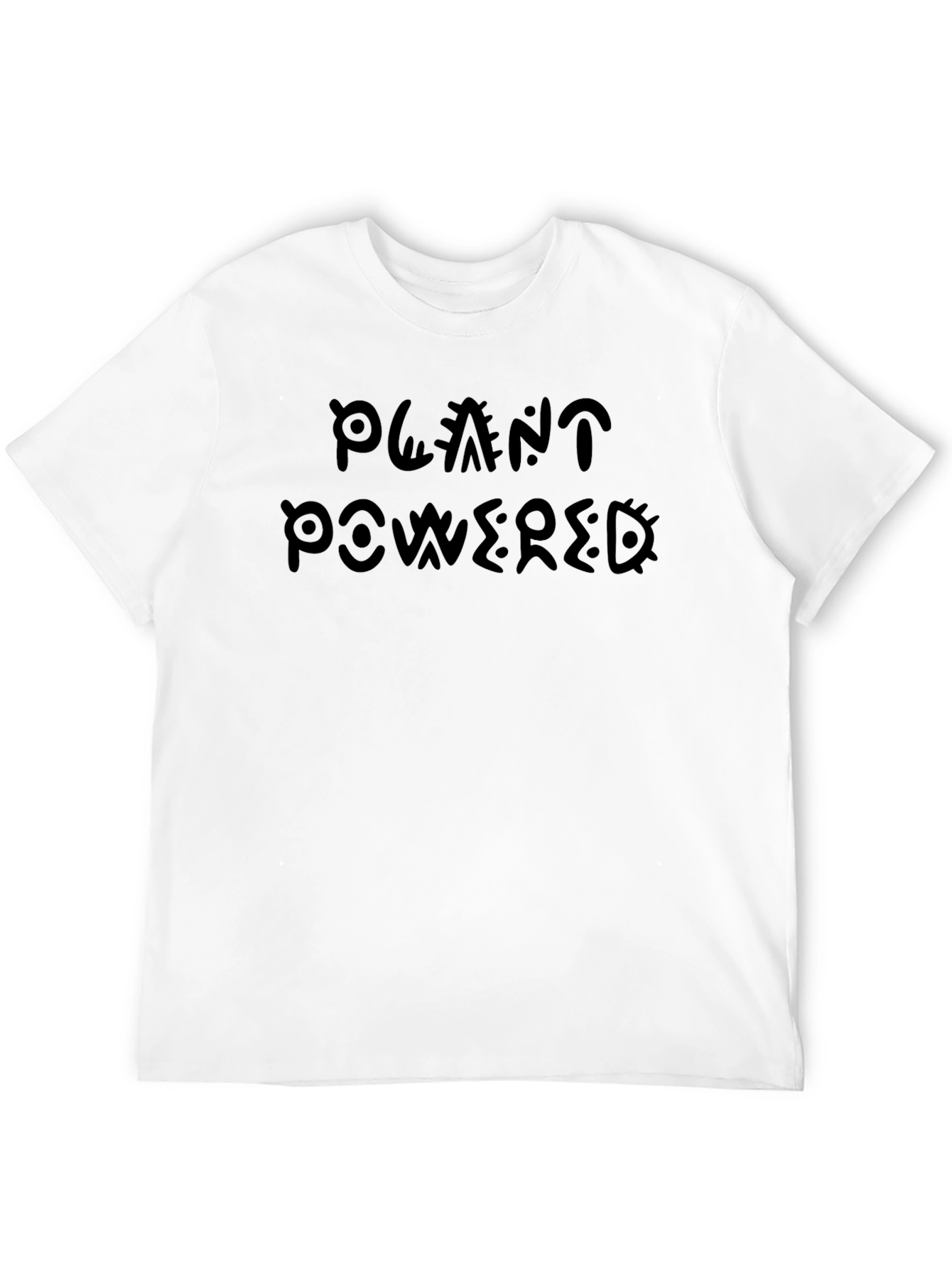 Plant Powered Graphic Tee - Black Unisex Shirt