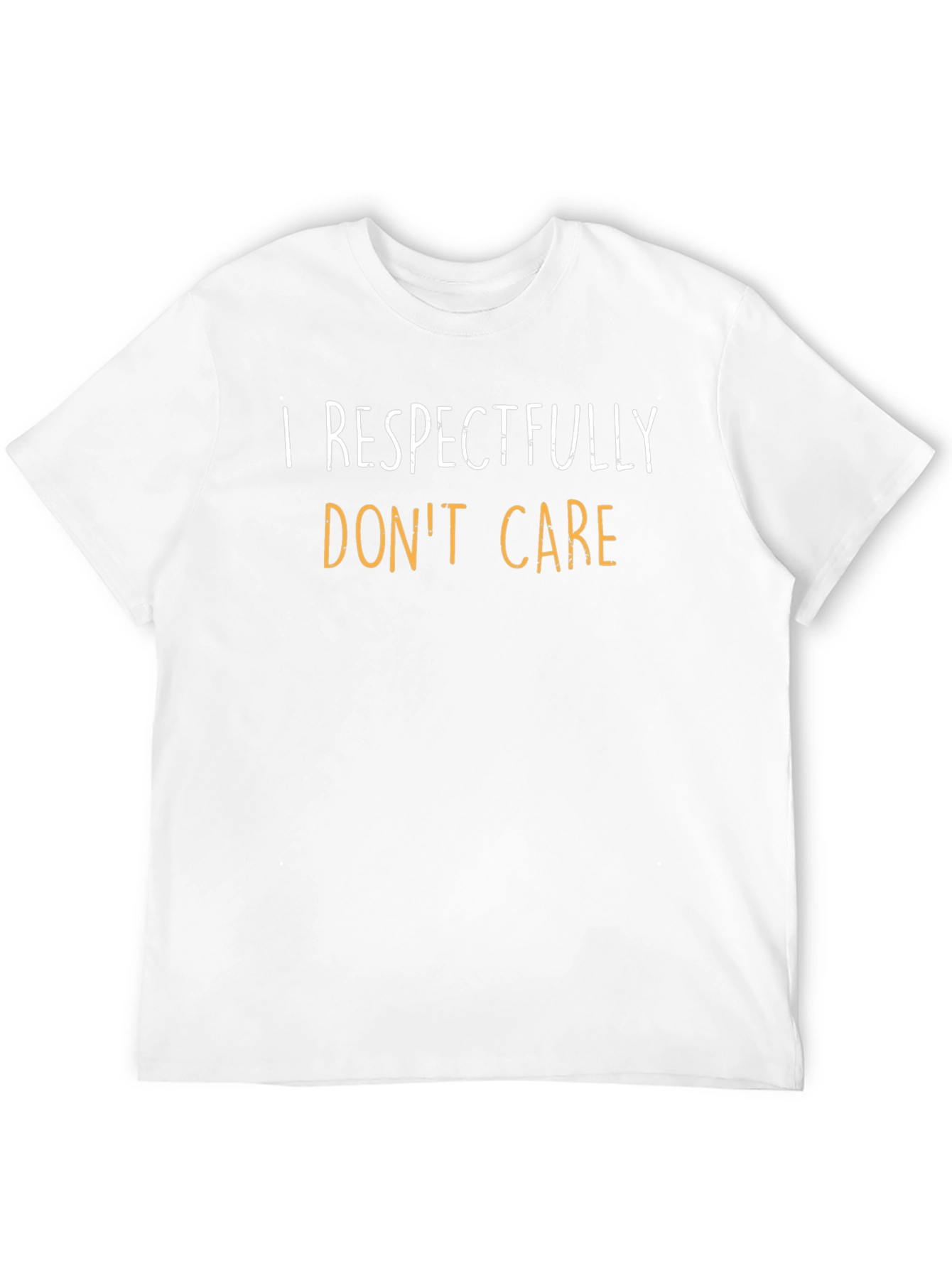 Respectfully Dont Care Graphic Tee - Black