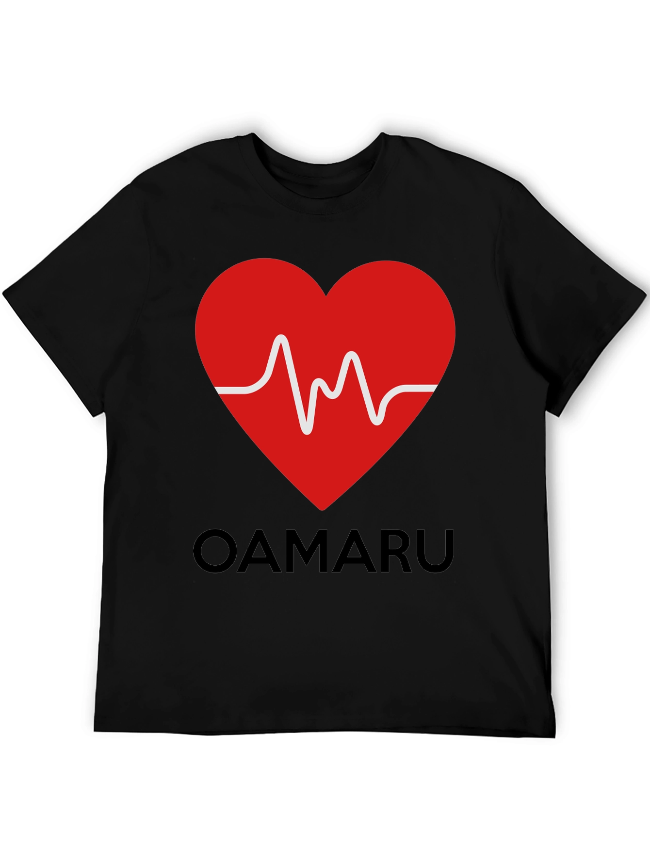 Heartbeat OAMARU Graphic T-Shirt - Trendy Casual Wear
