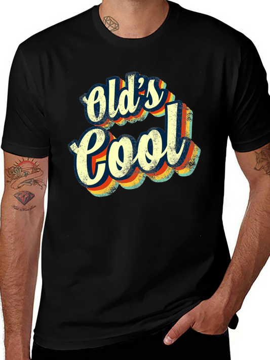 Retro Olds Cool Graphic Tee - Vintage Style Black T-Shirt