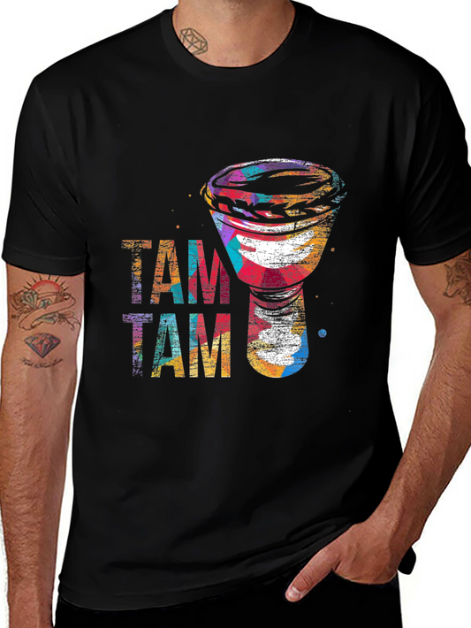 Colorful Tam Tam Drum T-Shirt
