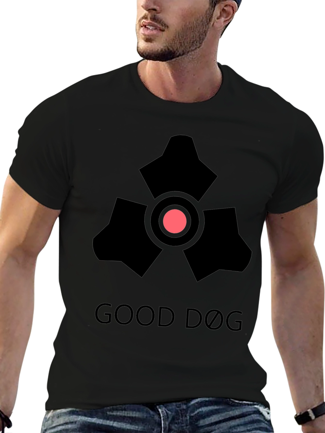 Good Dog Graphic T-Shirt - Mens Black Tee