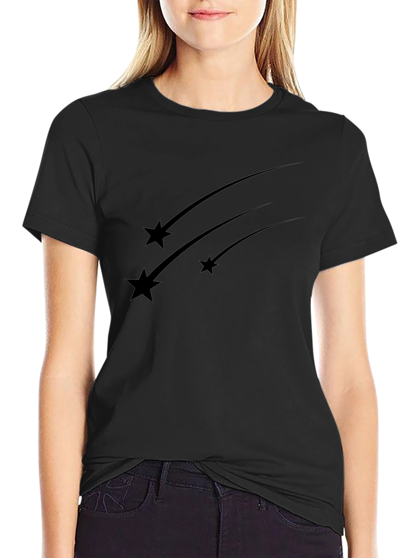 Shooting Star Black T-Shirt