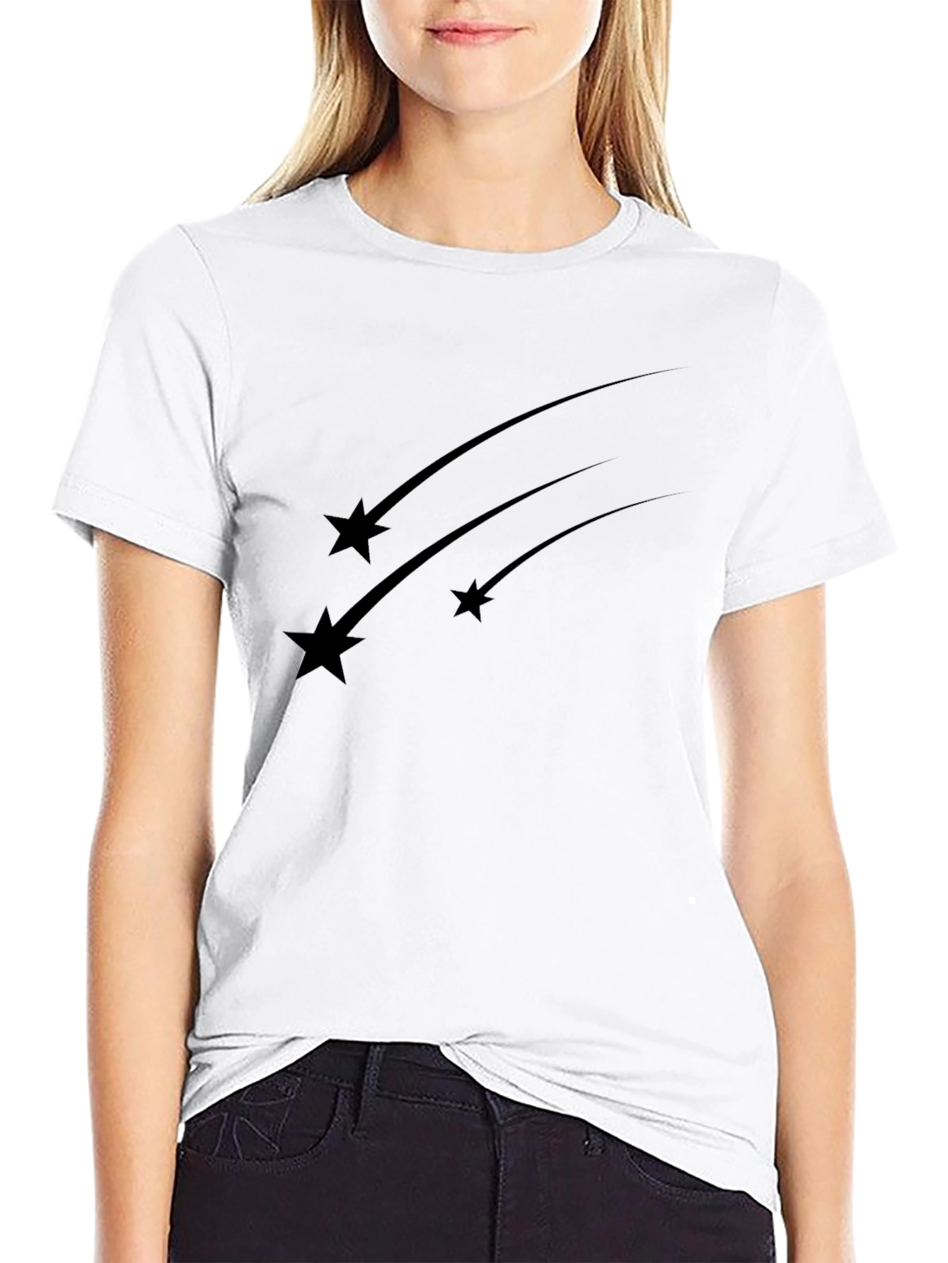 Shooting Star Black T-Shirt