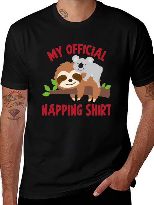 My Official Napping Shirt Sloth & Koala T-Shirt