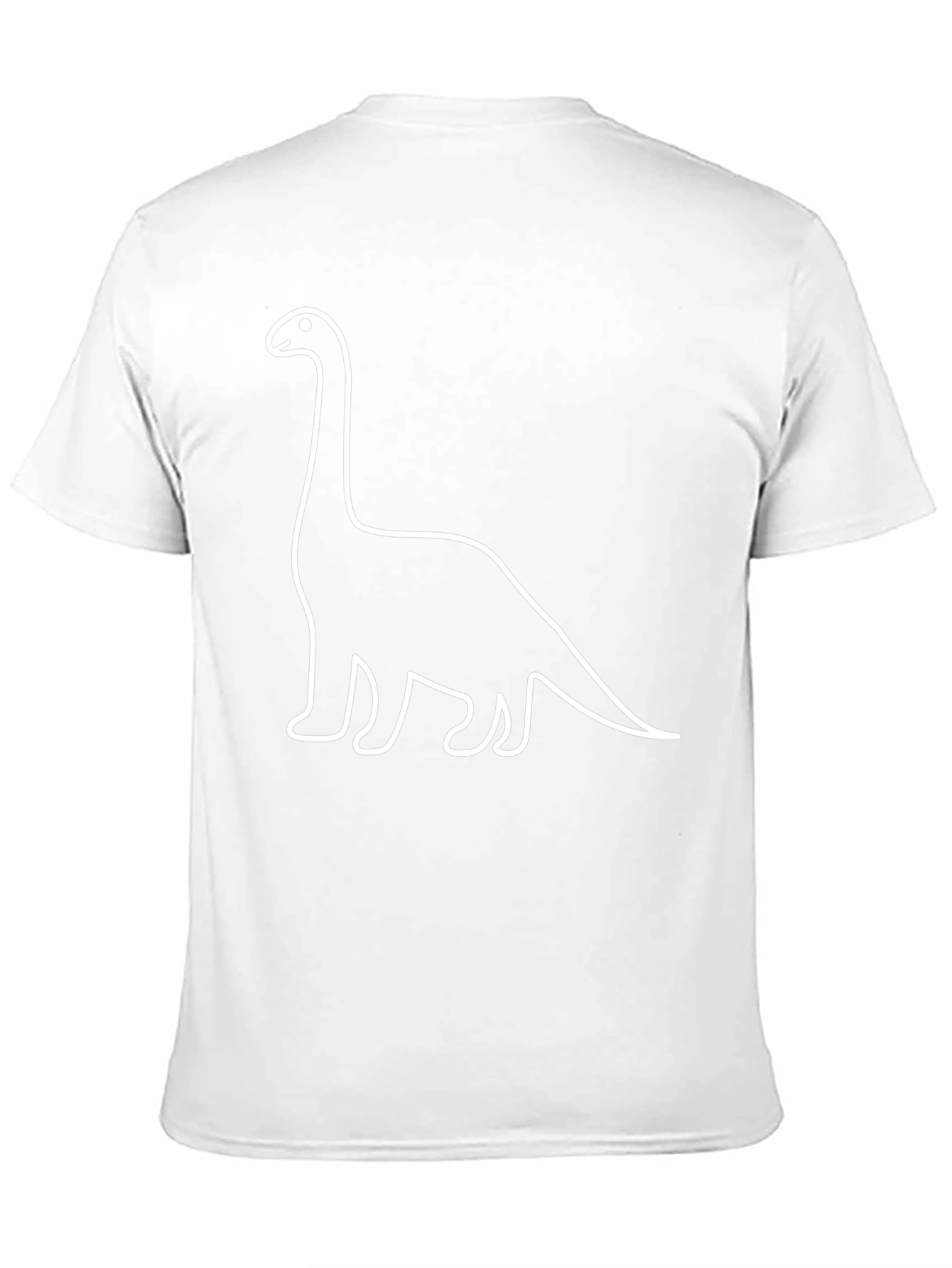 Dino Outline T-Shirt - Classic Black Tee