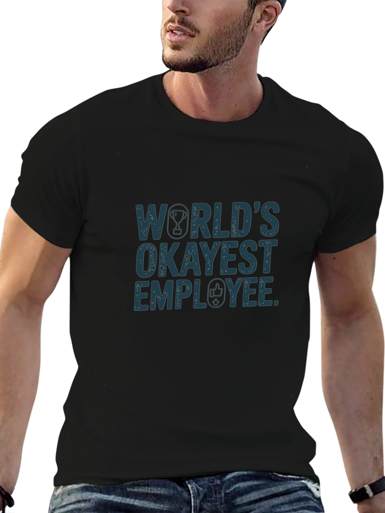 Worlds Okayest Employee Graphic Tee