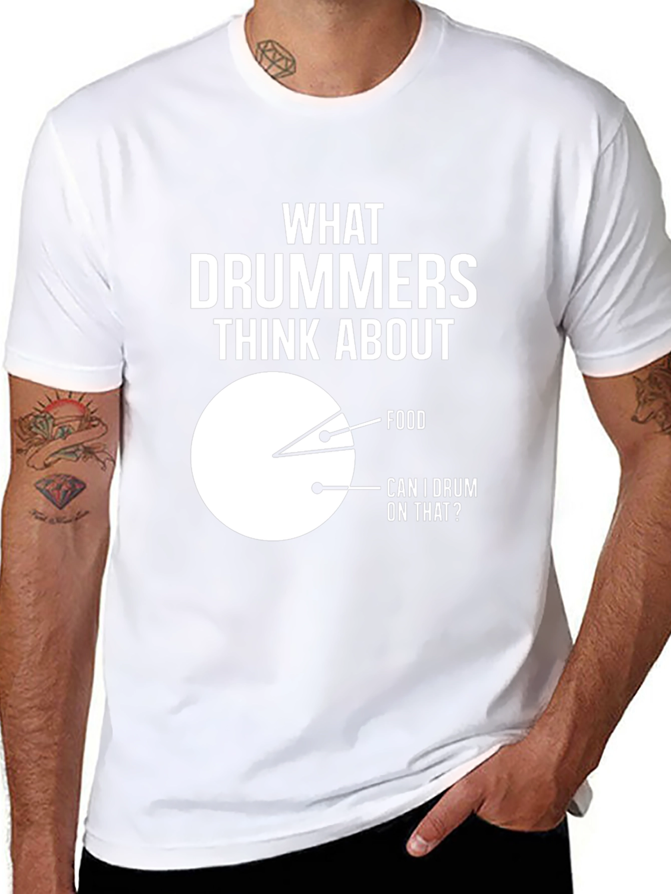 Drummers Humor T-Shirt - What Drummers Think About
