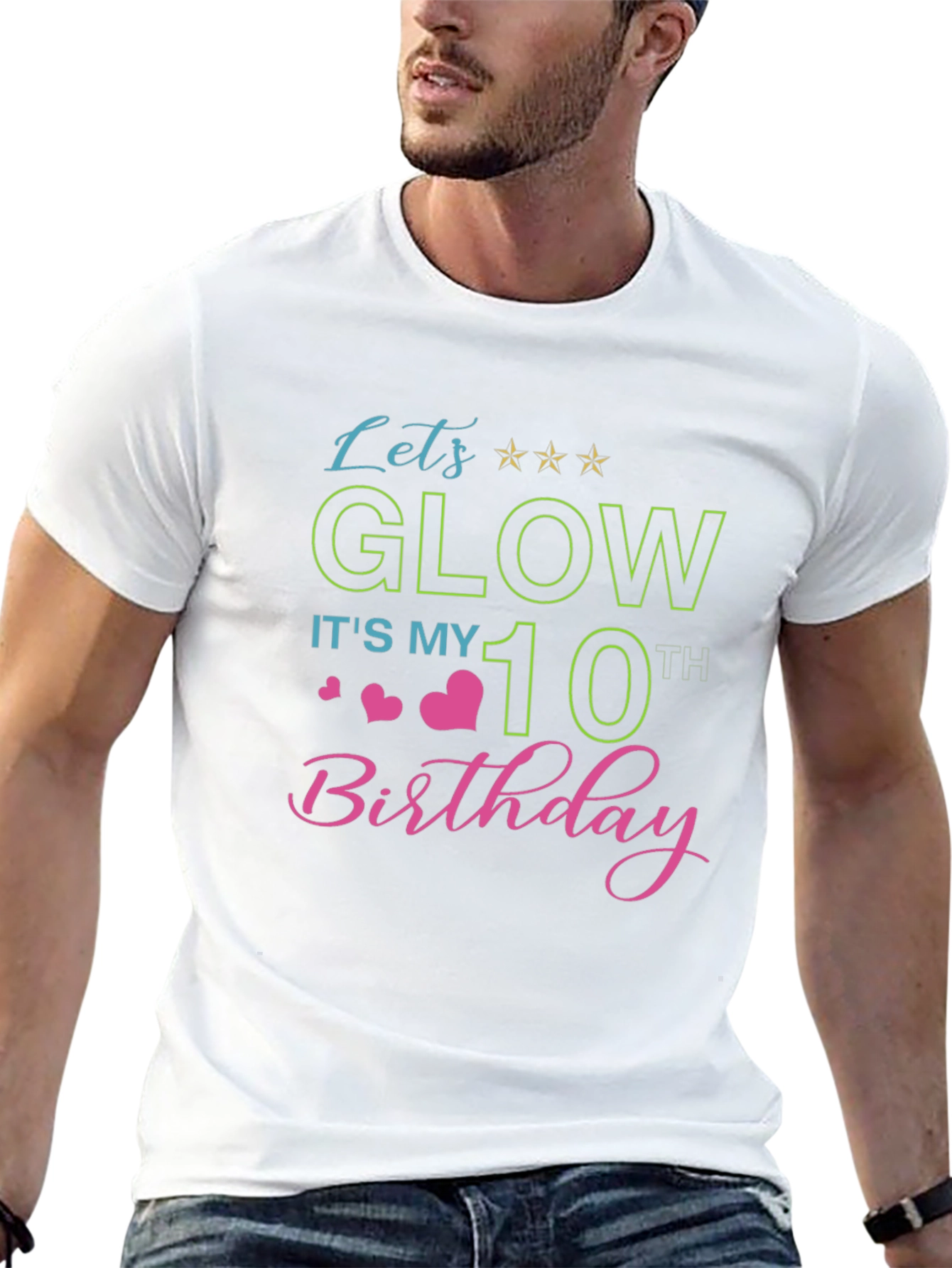 Glow 10th Birthday T-Shirt