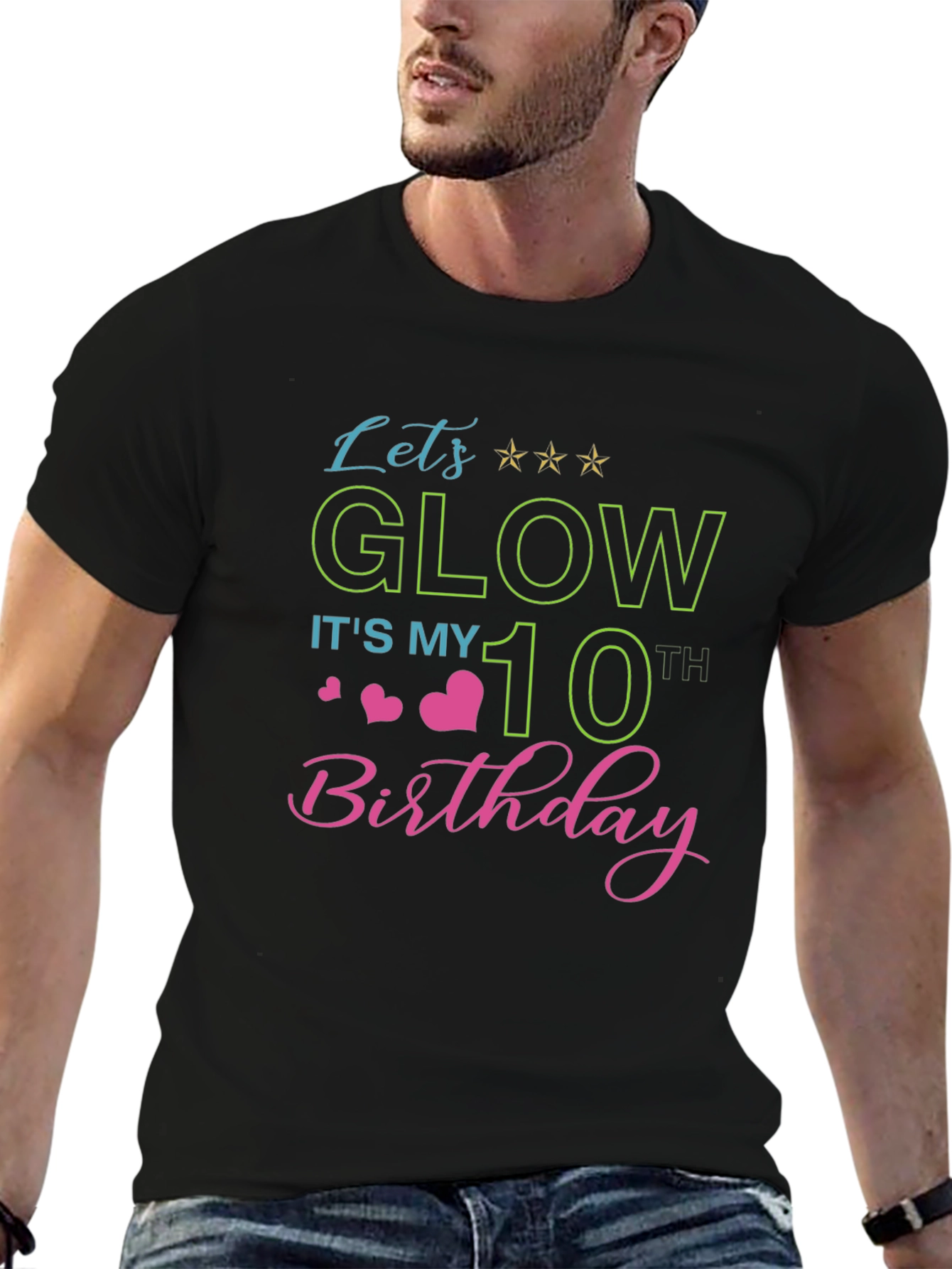 Glow 10th Birthday T-Shirt