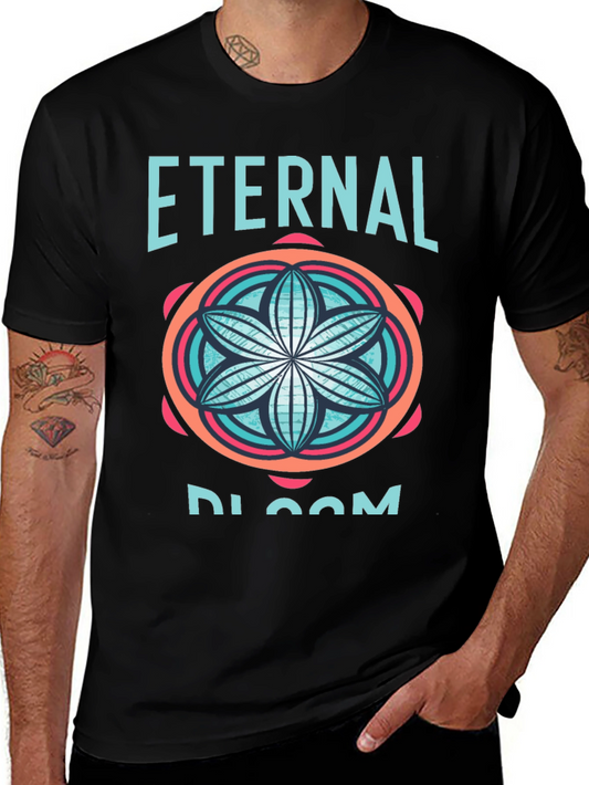 Eternal Bloom Black Graphic Tee