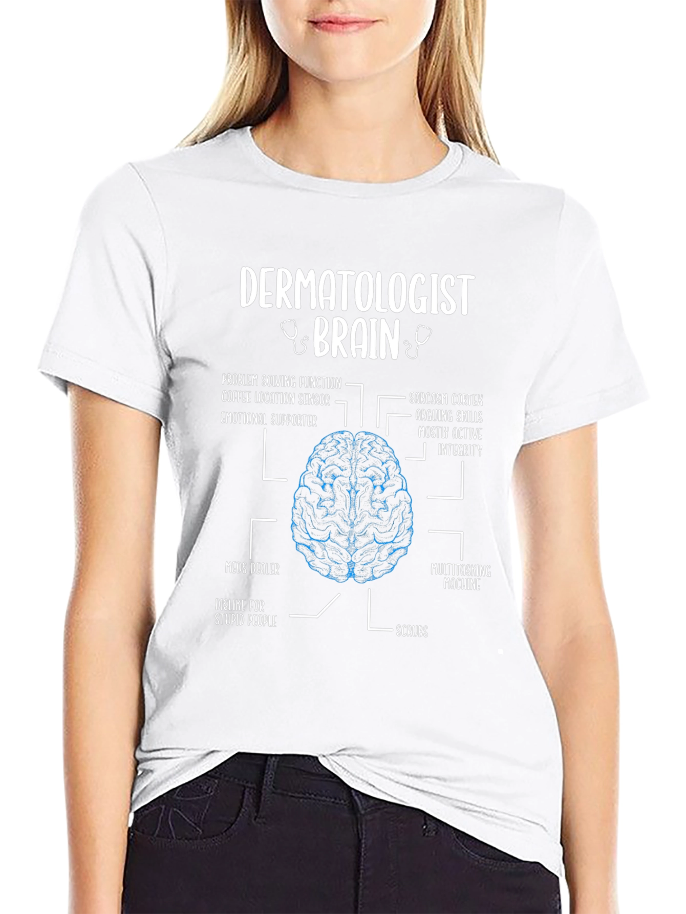 Dermatologist Brain Anatomy T-Shirt